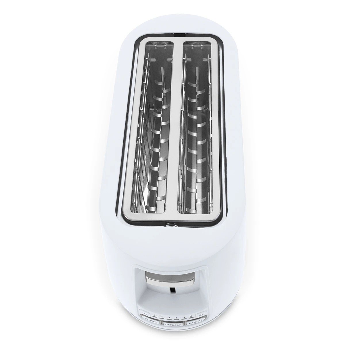 8 4 Slice Long Slot Toaster - White, 8 of 9