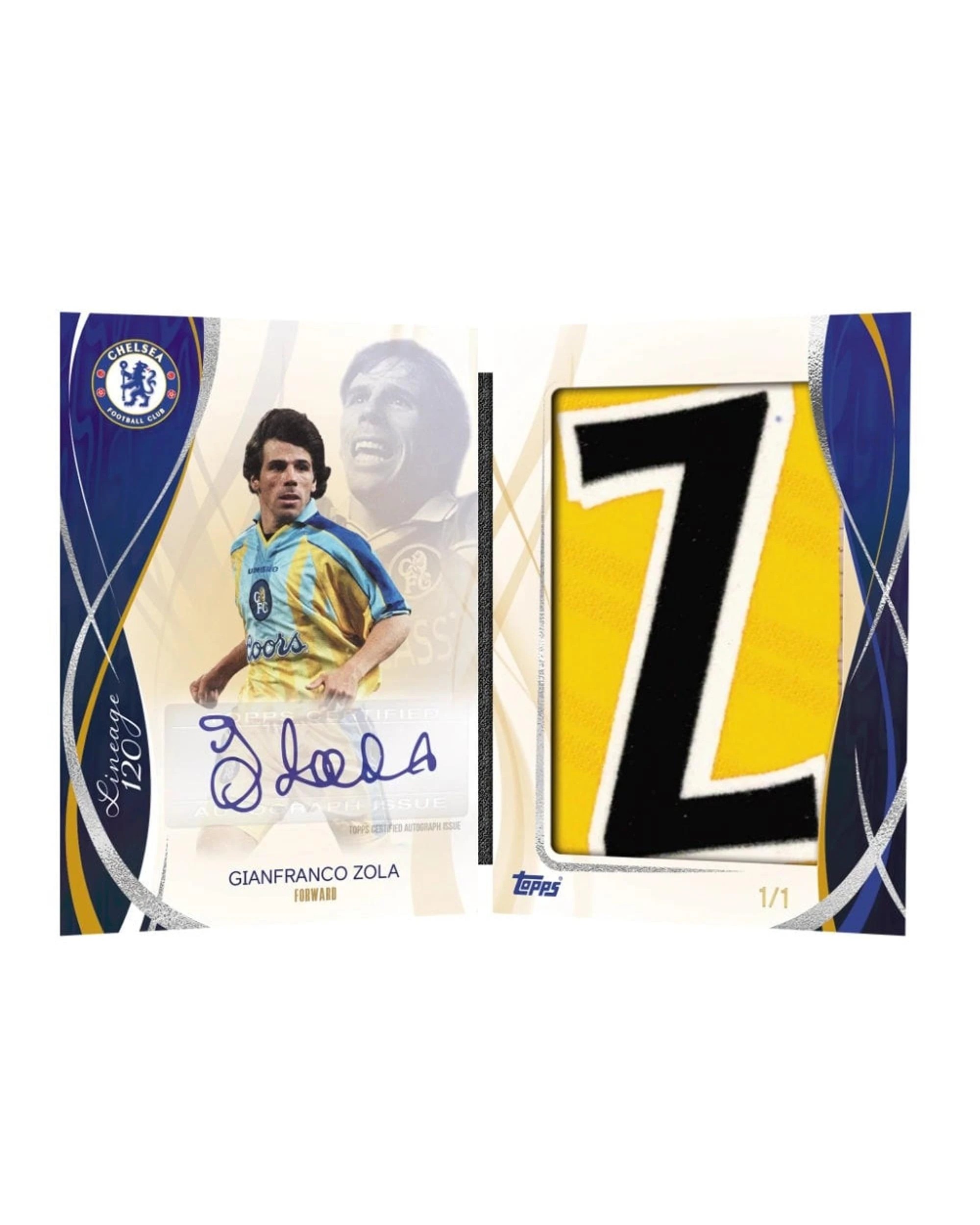 7 Topps 2024/25 Chelsea Lineage 120 Year Anniversary Edition Soccer Hobby Box, 7 of 9