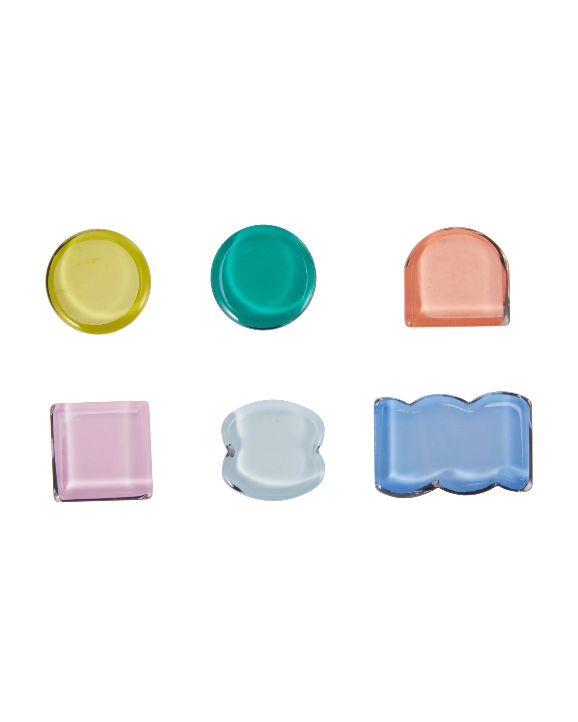 1 6 Pack Glass Magnet Set, 1 of 5