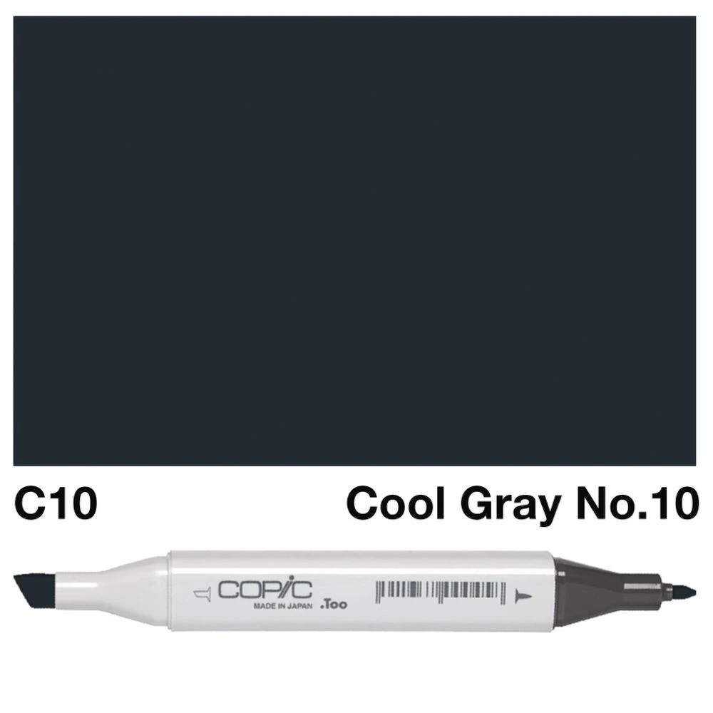 3 Copic Classic Original Dual Nib Marker C10 Cool Grey, 3 of 3