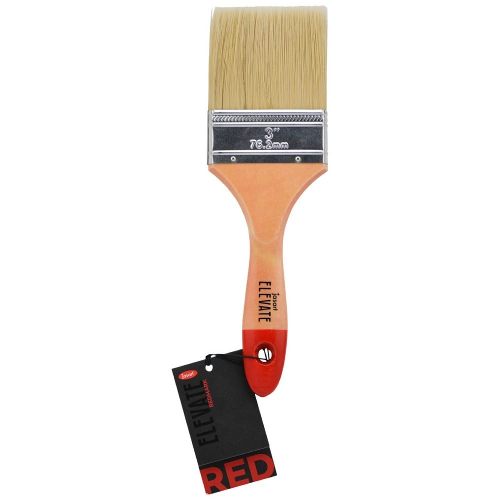 1 Jasart Elevate REDMARK Hog/Nylon Mix Brush Flat 3", 1 of 1