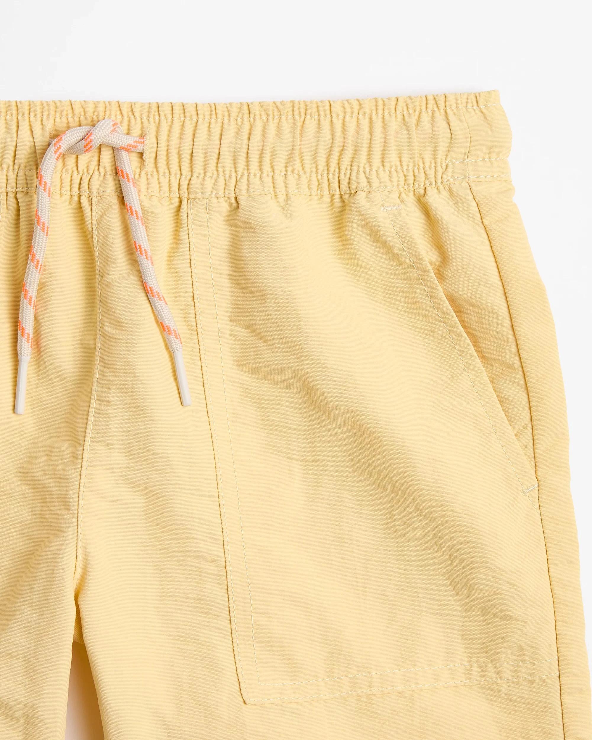 5 Target Nylon Volley Shorts YELLOW, 5 of 5