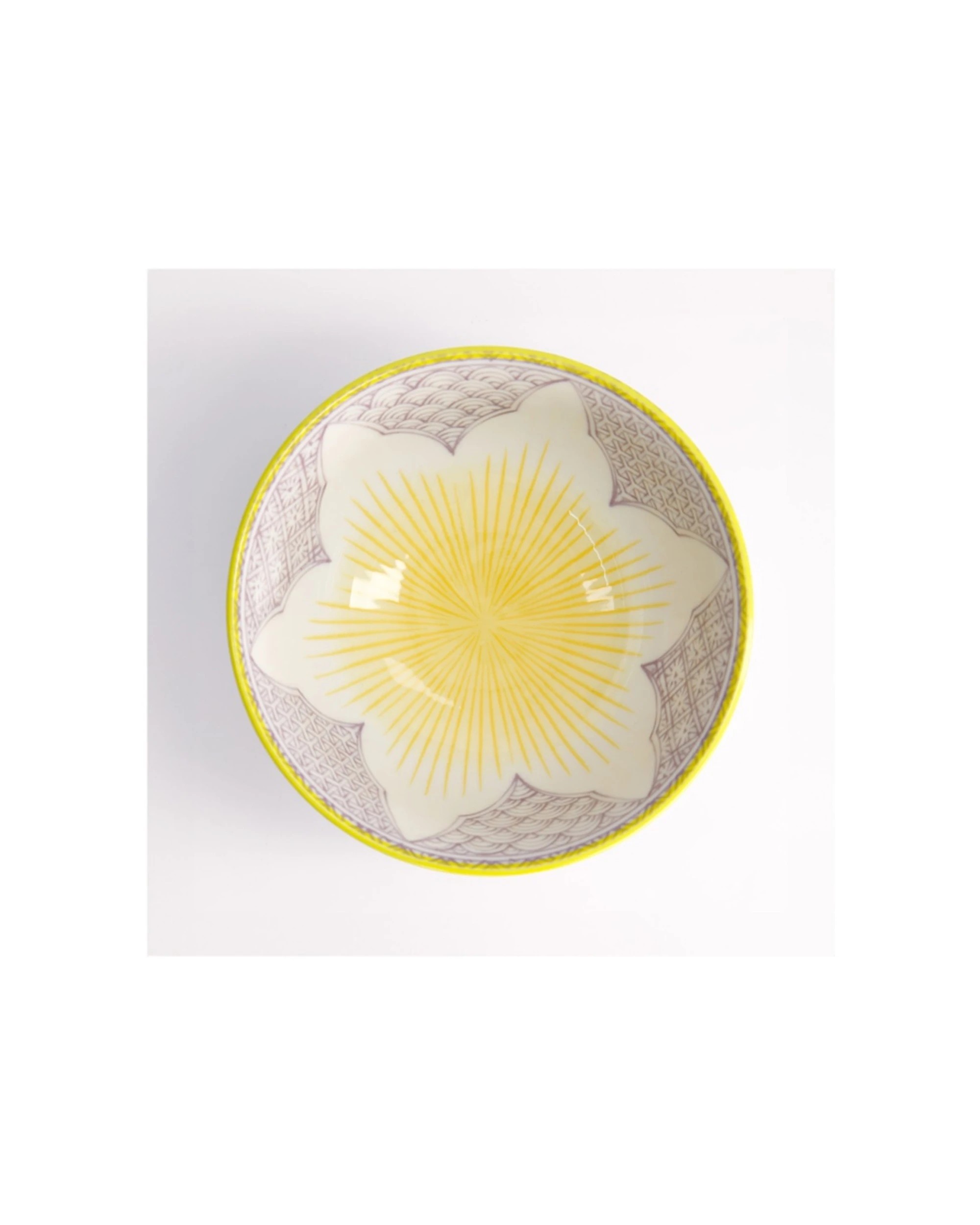 3 Tokyo Design Studio Lily Flower Tayo Small Bowl 13.5x8cm Porcelain - Purple, 3 of 3