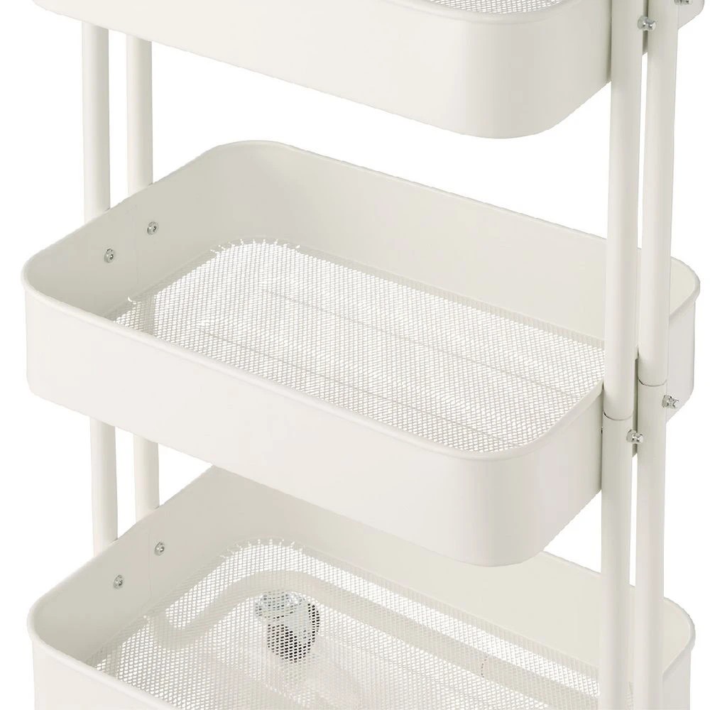 3 Otto 3-Tier Trolley White, 3 of 8