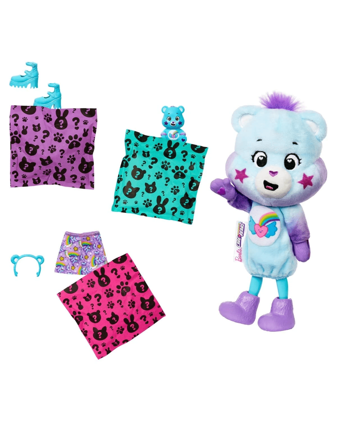 5 Barbie Cutie Reveal Care Bears Chelsea Small Dolls & Accessories - Assorted, 5 of 7