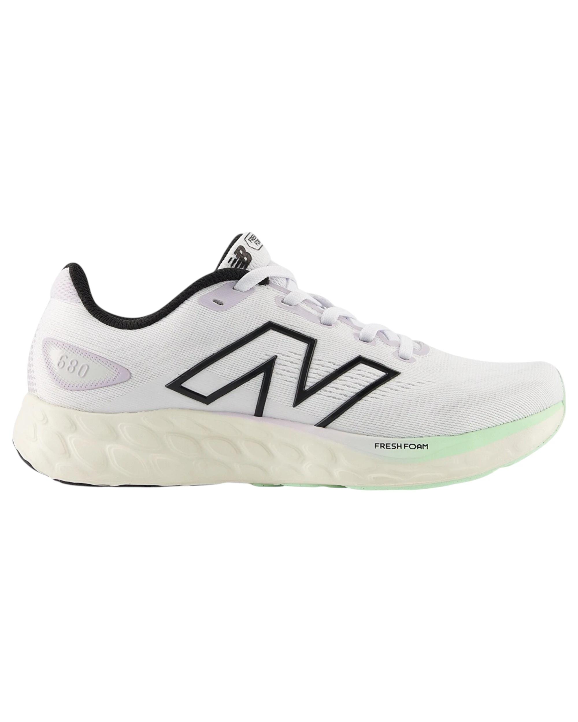 1 New Balance Womens 680 Athletic Shoes WHITE, 1 of 5