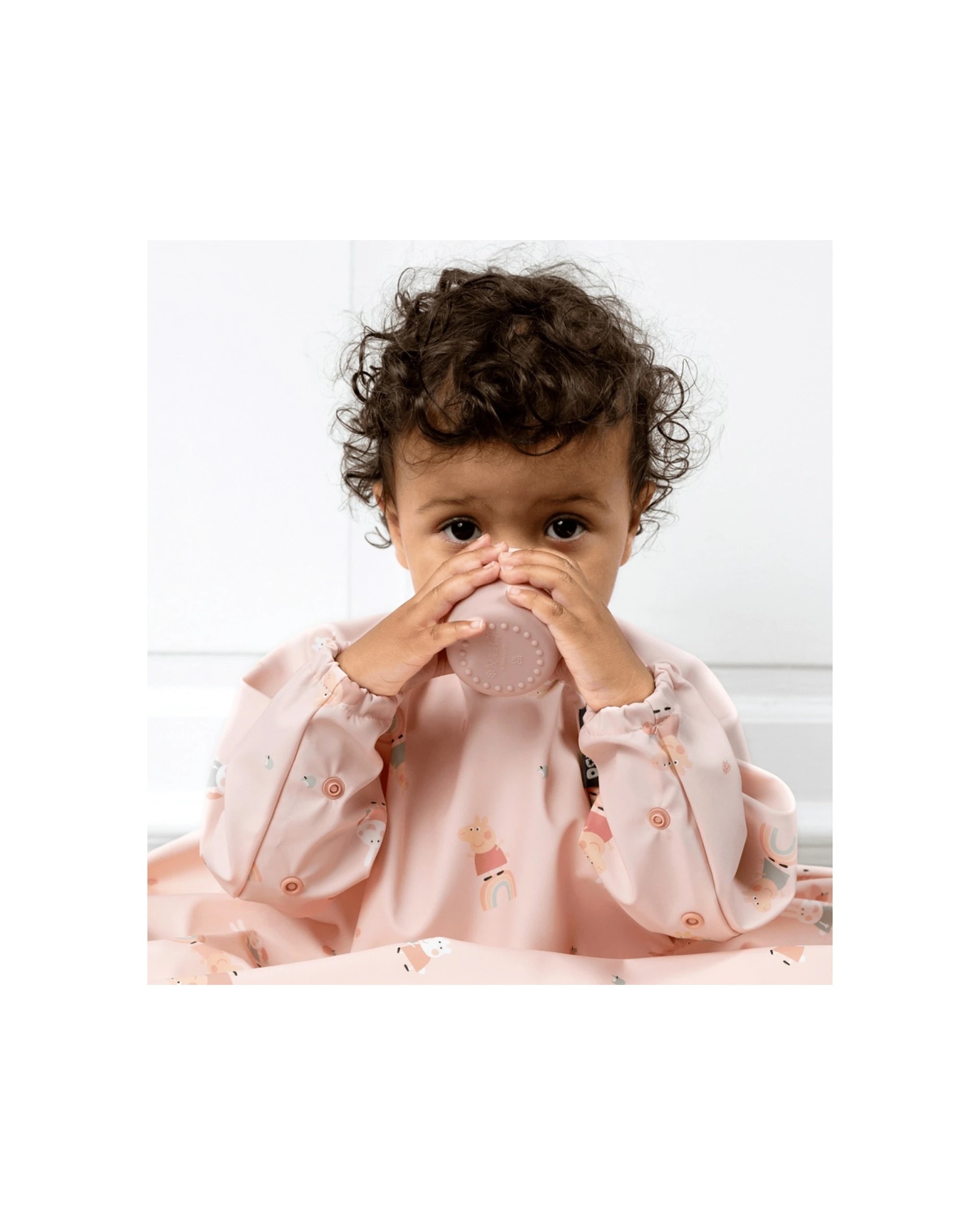 3 Bibado 2pc Sippit Cup Baby Training Drinking Cups Silicone 35ml Blush - Pink, 3 of 4