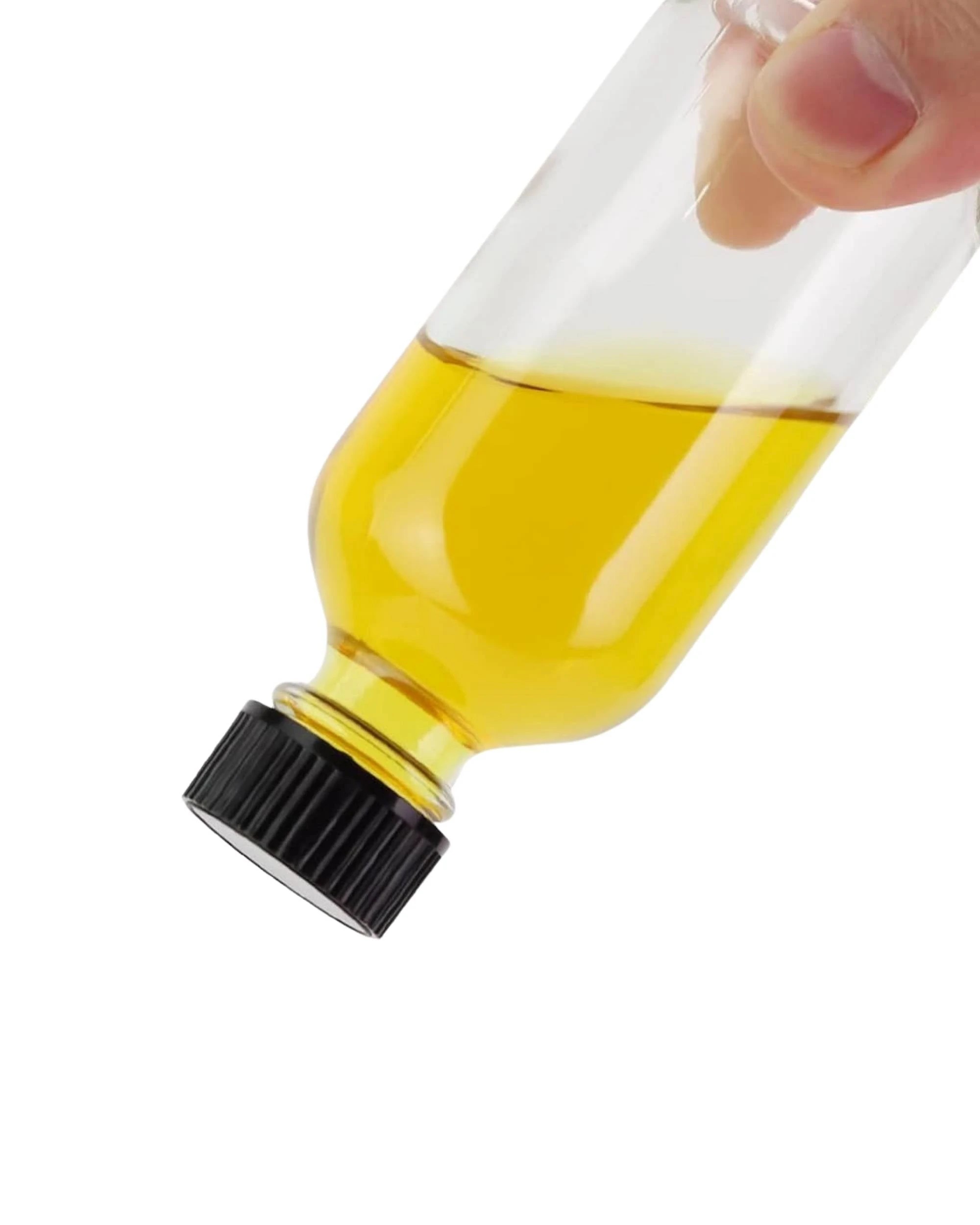2 Kitchee 12x 60ml Small Glass Bottles + Lids Funnels Brush Labels Pen, 2 of 4