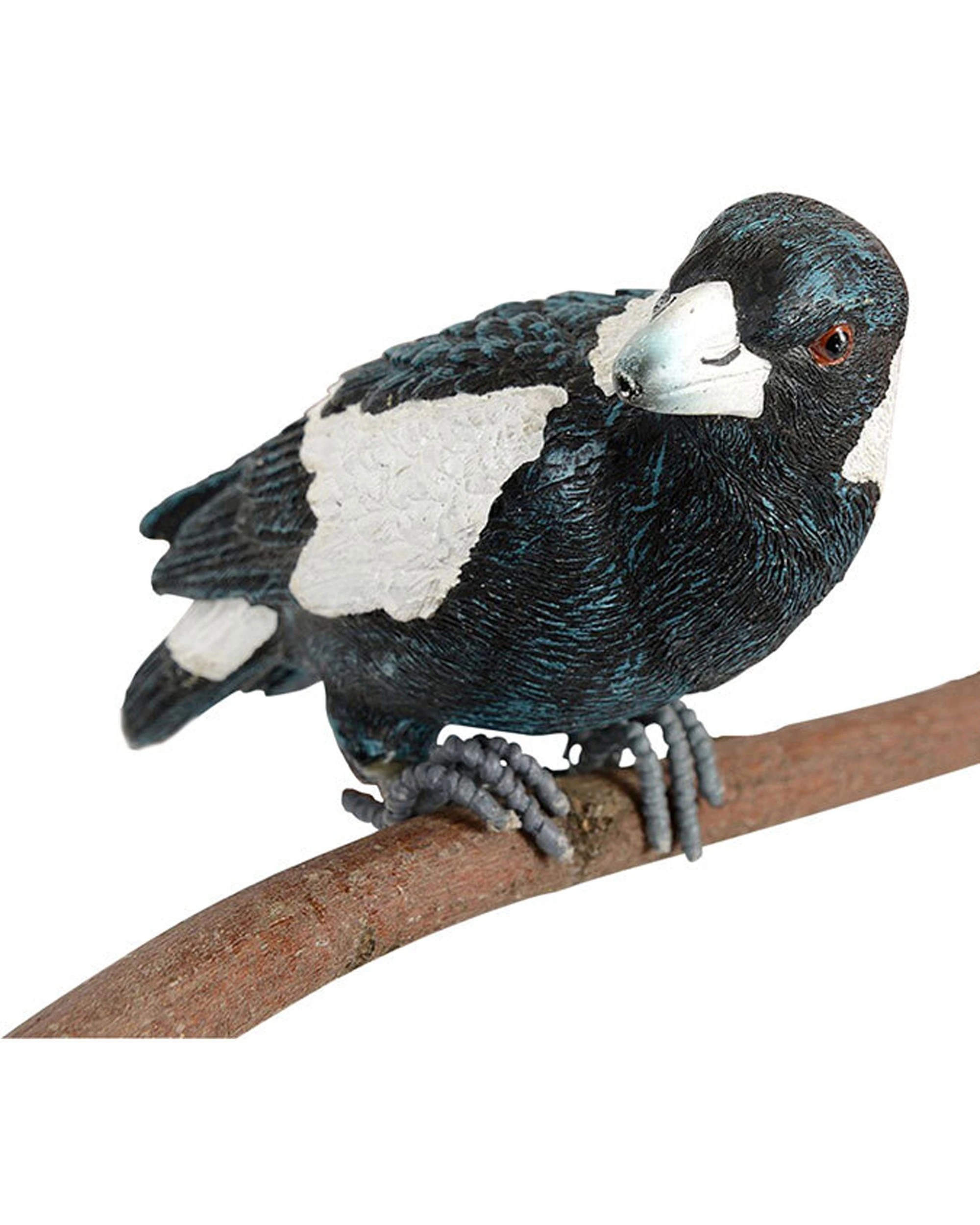 1 Alfresco Garden Polyresin 12cm Magpie Pot Sitter Outdoor Decor - Multi, 1 of 1