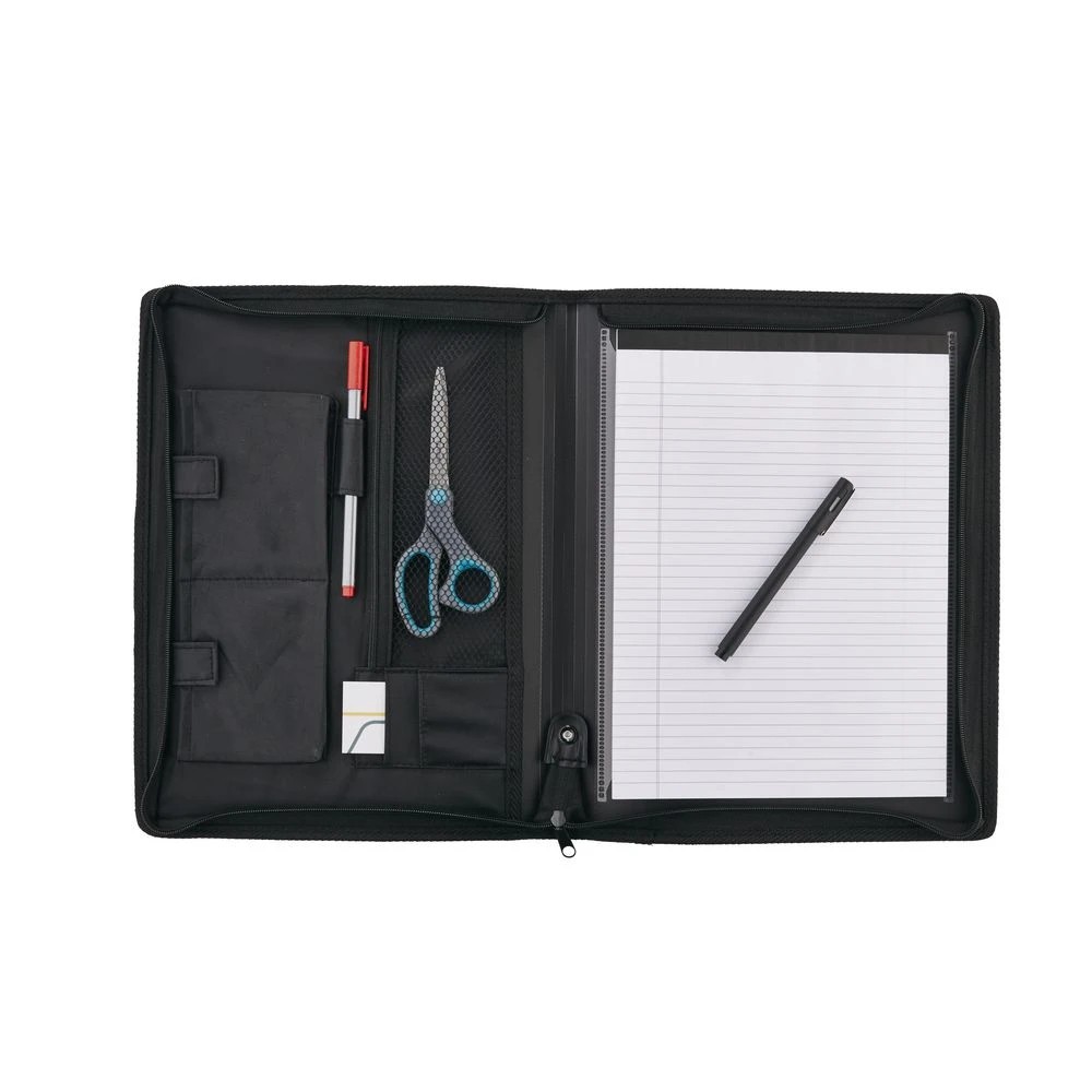 4 Marbig A4 Conference Zip Folio Black, 4 of 4