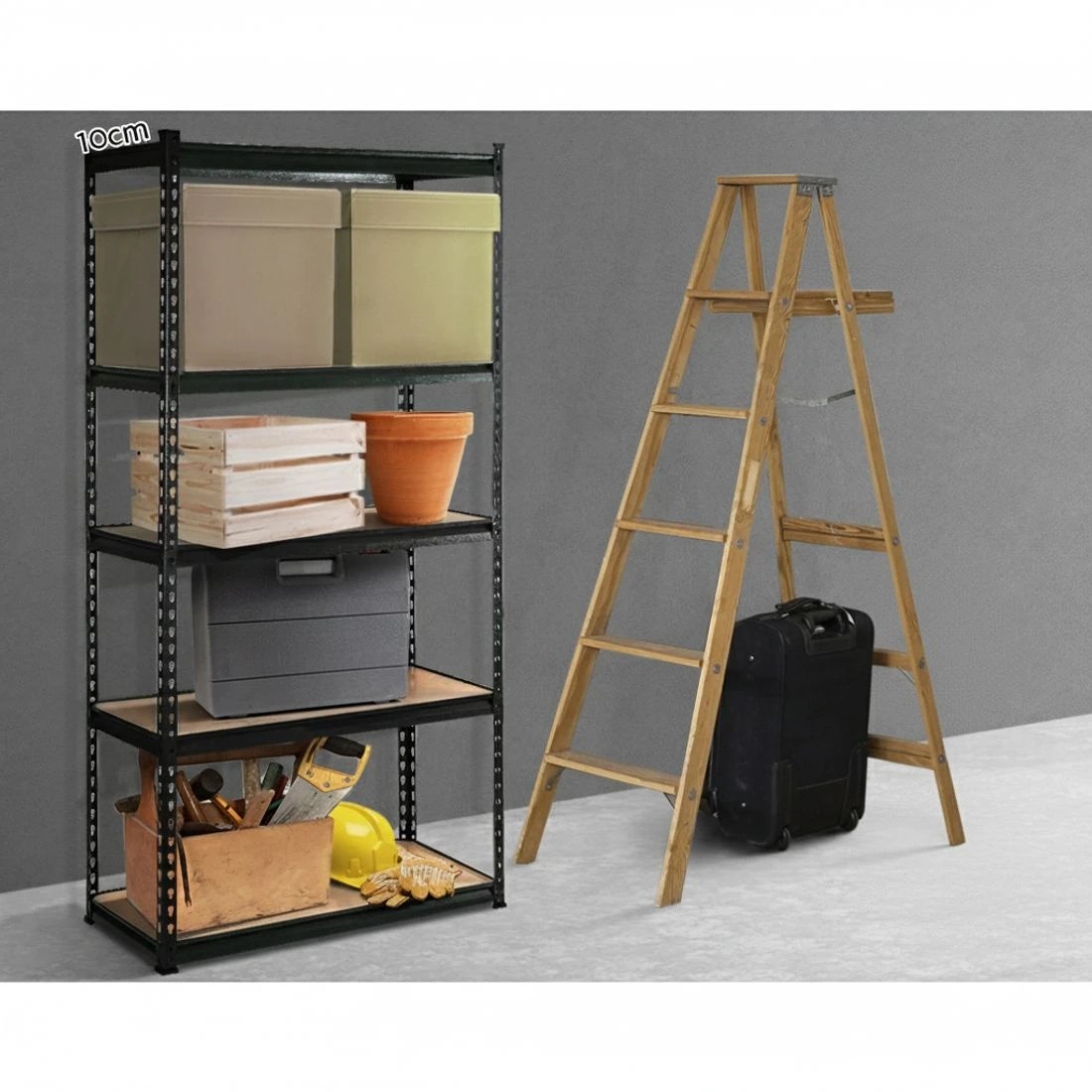 2 Giantz 4x1.8M Garage Shelving Warehouse Rack Pallet Racking Storage Shelve - Multi, 2 of 4