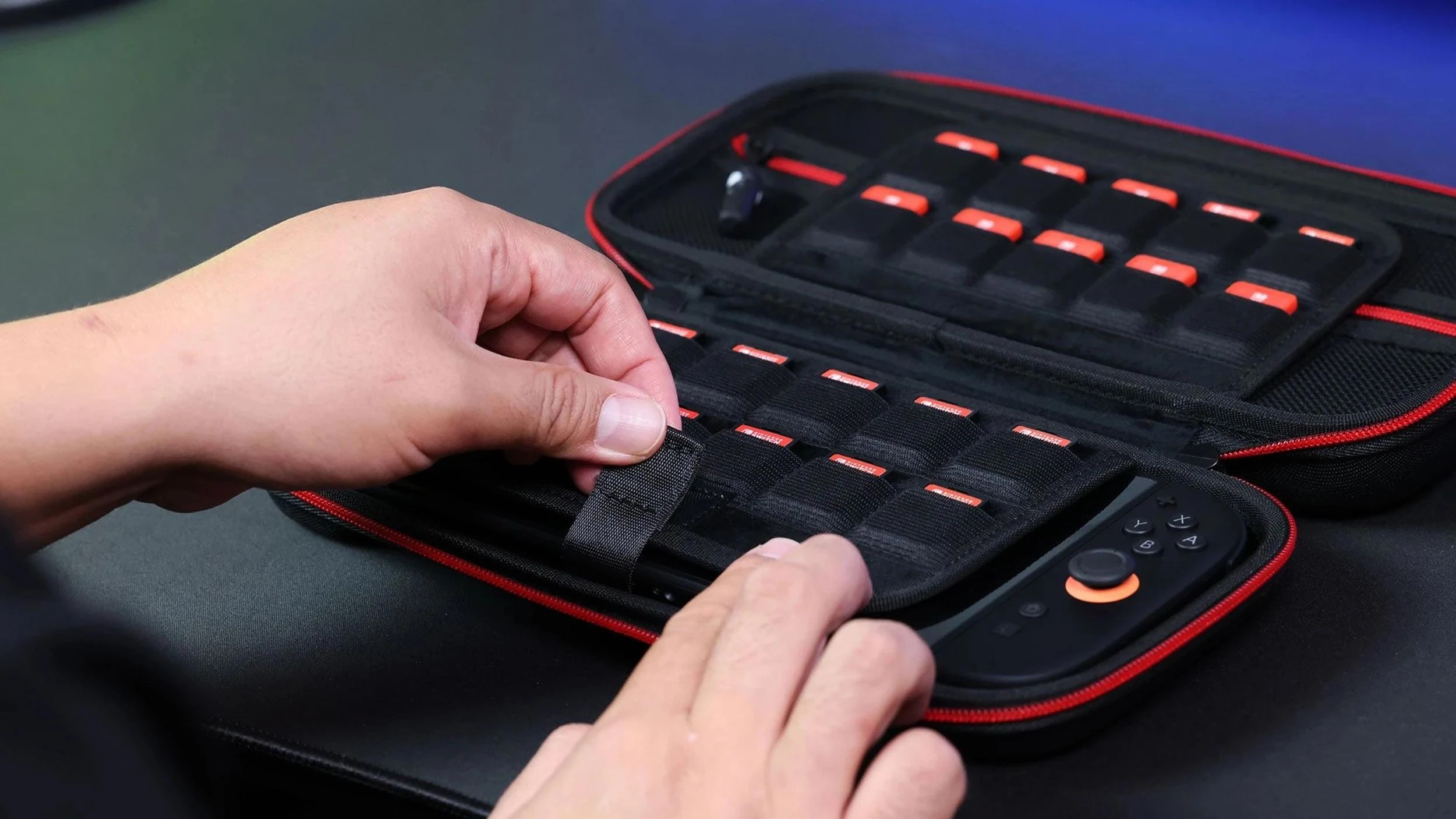 5 Powerwave Premium Carry Case Black Crimson - Nintendo Switch 2 - Multi, 5 of 6