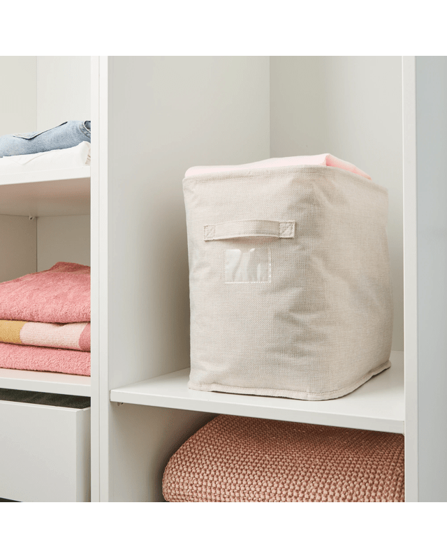 Linen Look Tall Narrow Organiser - B