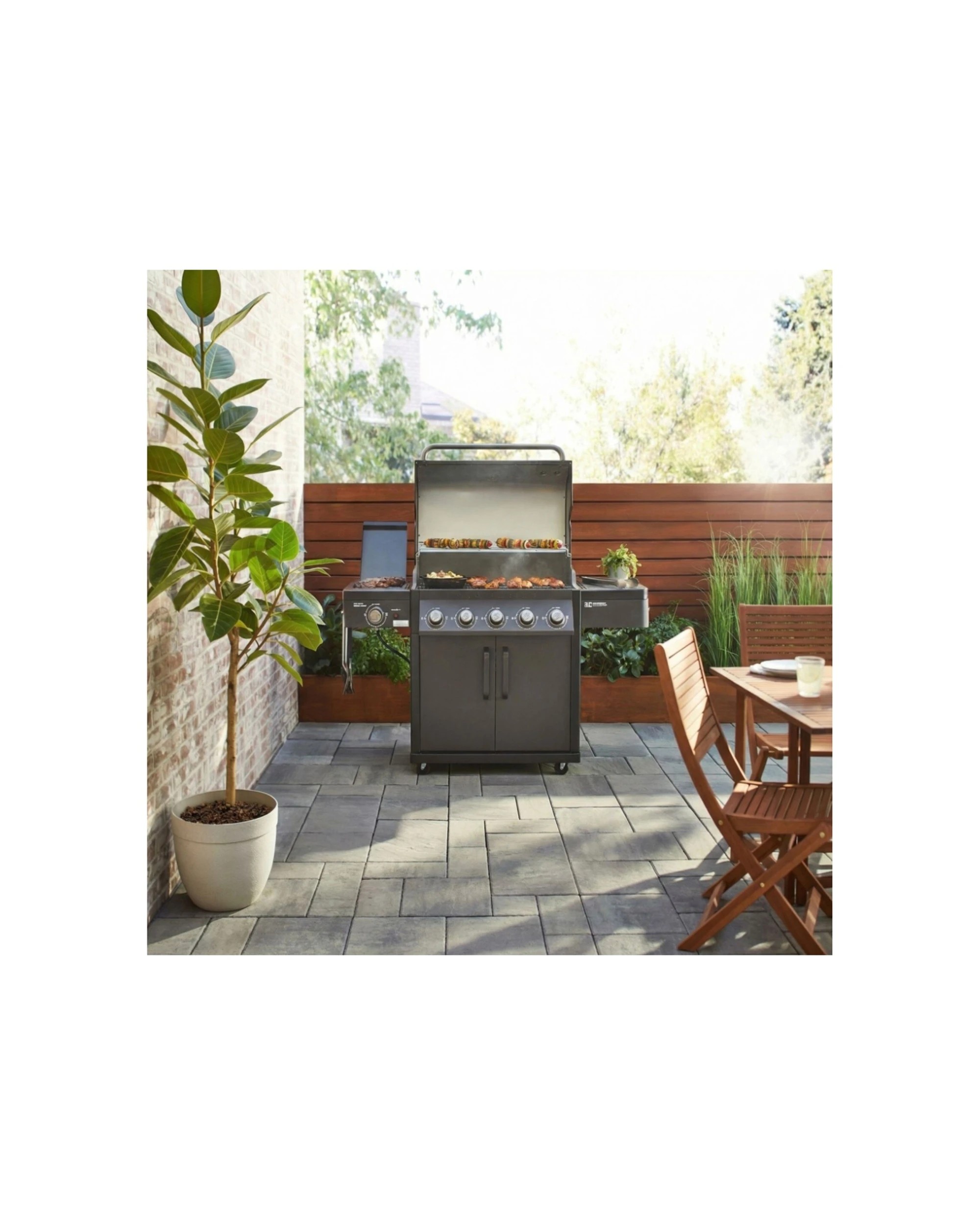 8 Coleman Pro Series 5-Burner BBQ On Cart Matte - Black, 8 of 9