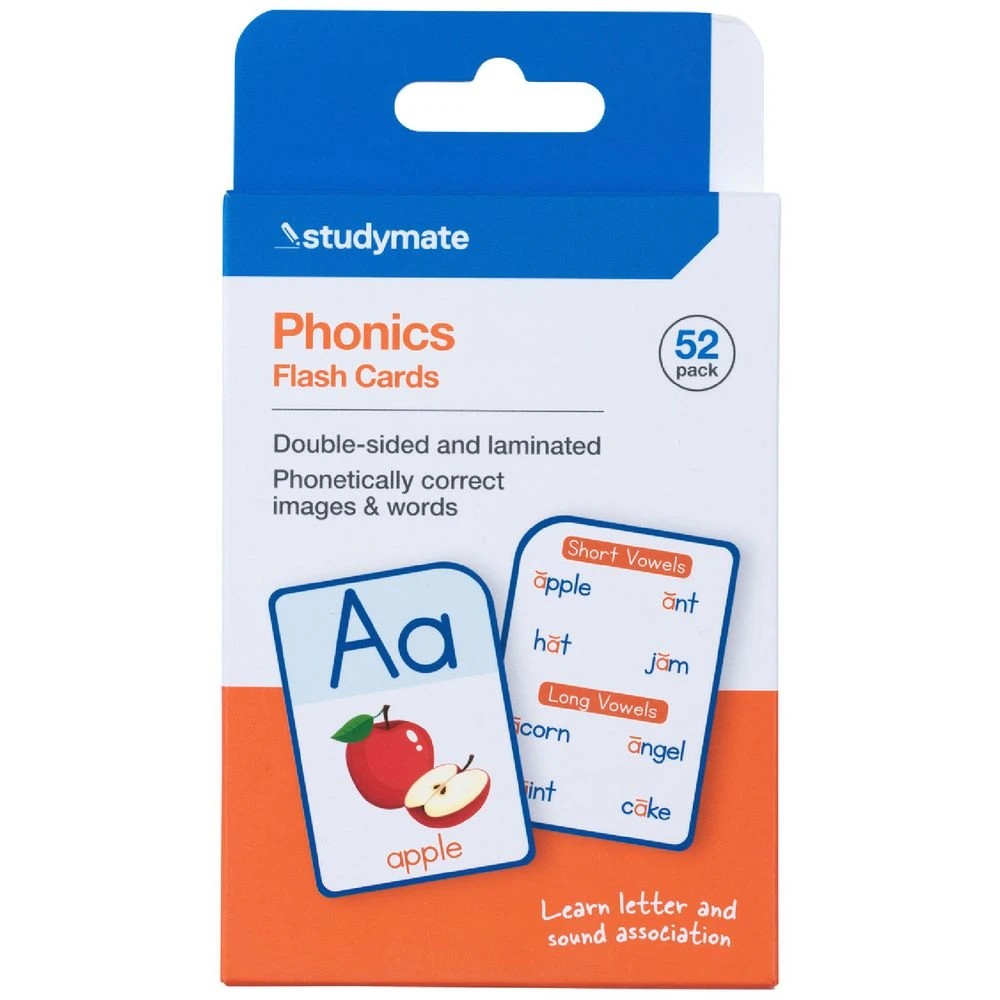 1 Studymate Flashcards 52 Pack Phonics, 1 of 5