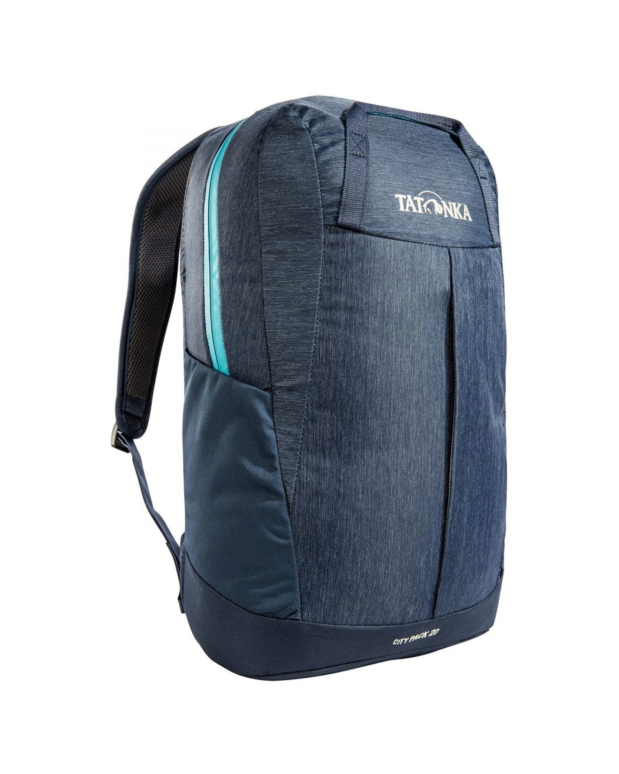 1 Tatonka City Pack 20L Backpack Padded Back Recycled Materials Daypack Key Holder - Blue, 1 of 6