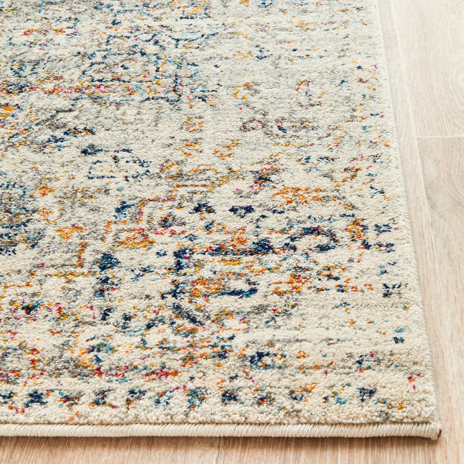 6 Common Ground Rugs Era 911 400x80cm - Large Runner Power Loomed Pet Friendly Rug - Natural, 6 of 9