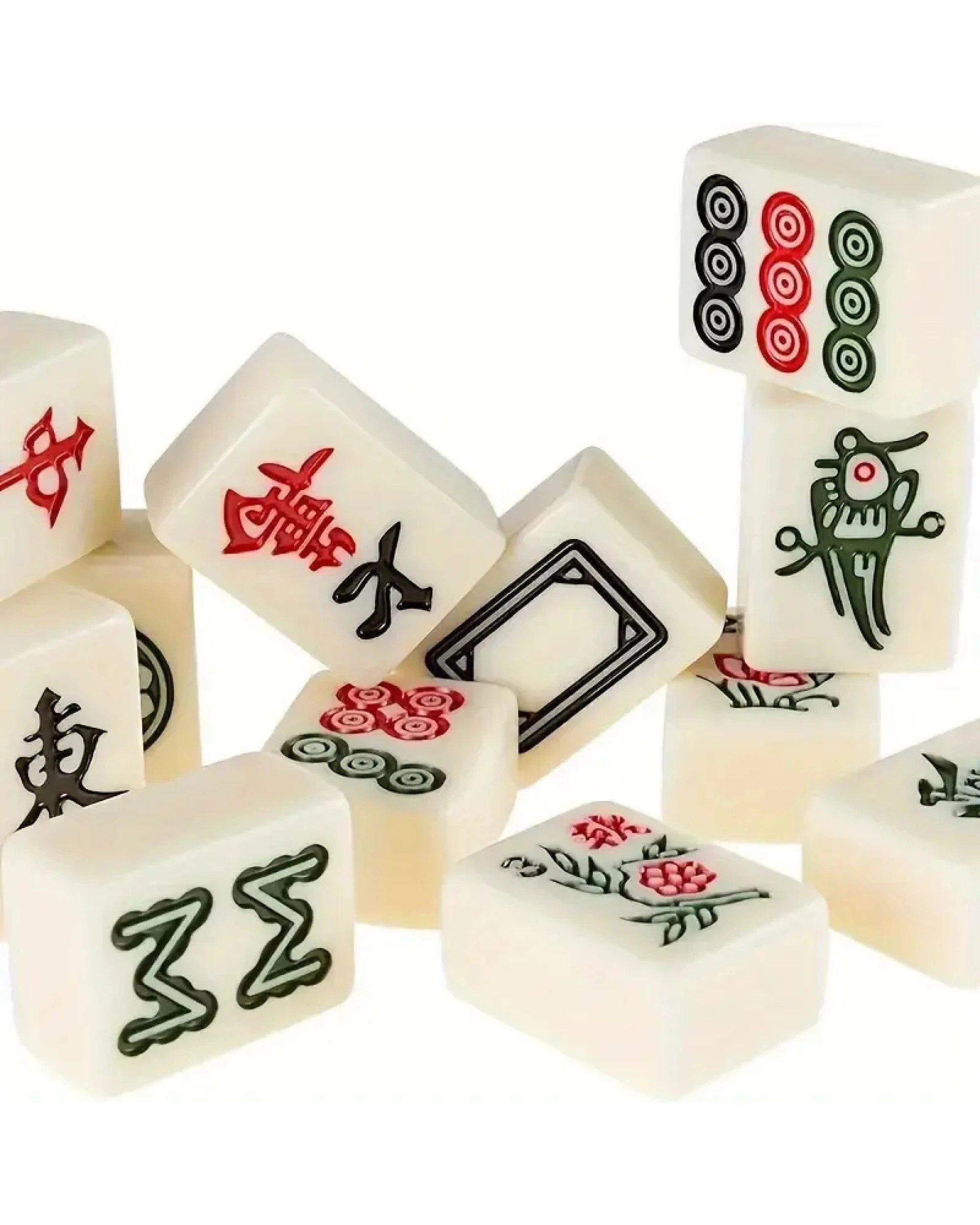 4 BR Toys Traditional Mah Jong Game Set with 144 Chinese Tiles, 4 of 5