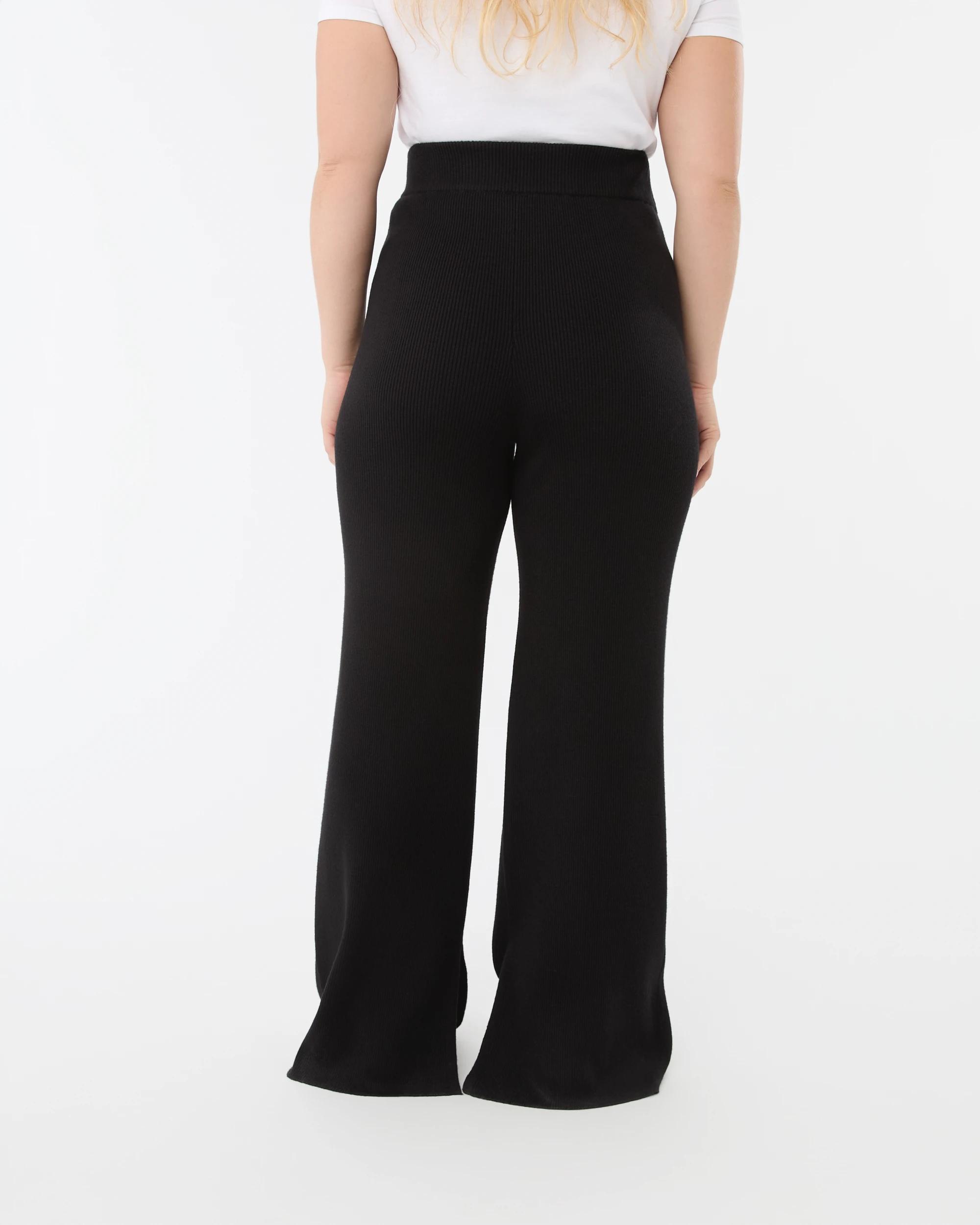 3 Maternity Knit Pants Black, 3 of 5