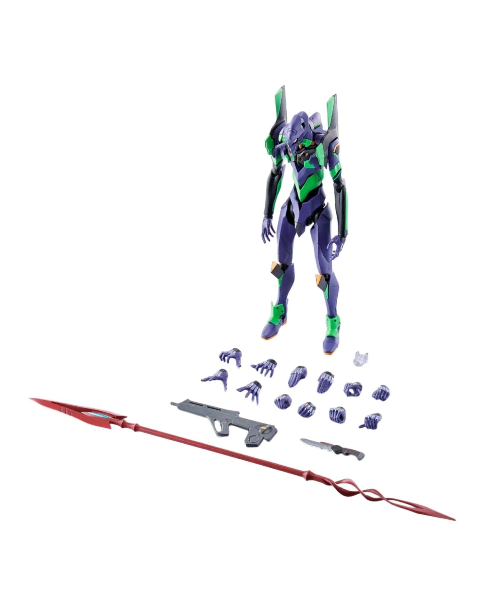 7 Tamashii Nations The Robot Spirits Side Eva Evangelion Test Type-01 Spear of Cassius Figure, 7 of 7