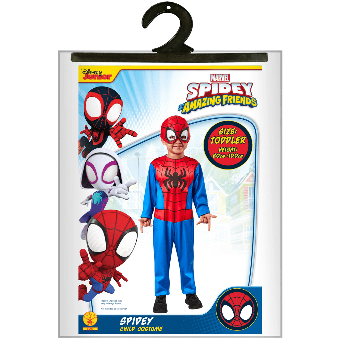 4 Disney Junior Marvel Spidey and His Amazing Friends Spidey Child Costume - Ages 18-36 Months, 4 of 4