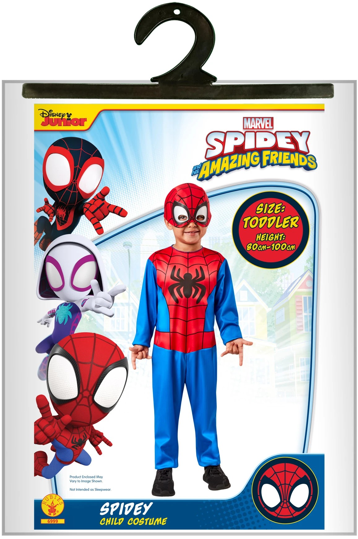 4 Disney Junior Marvel Spidey and His Amazing Friends Spidey Child Costume - Ages 18-36 Months, 4 of 4