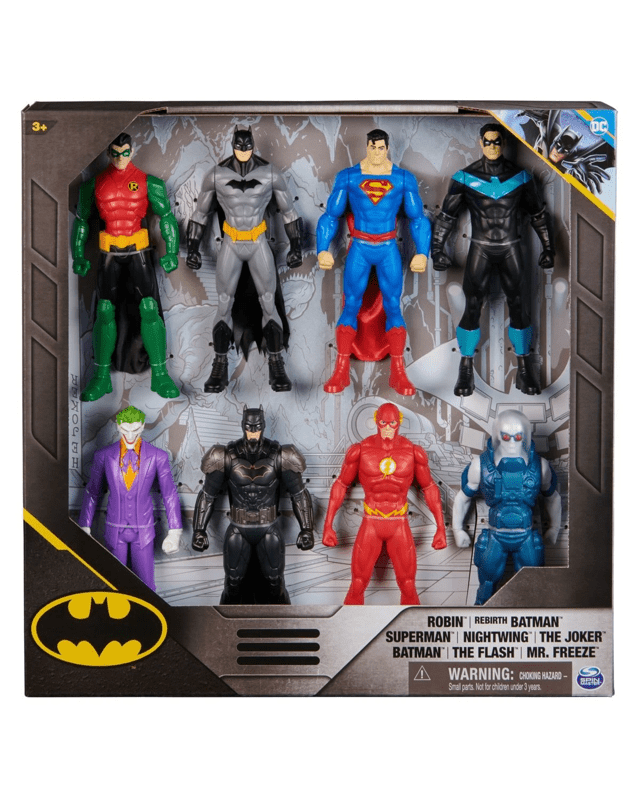 8 Pack 15cm DC Batman Action Fig