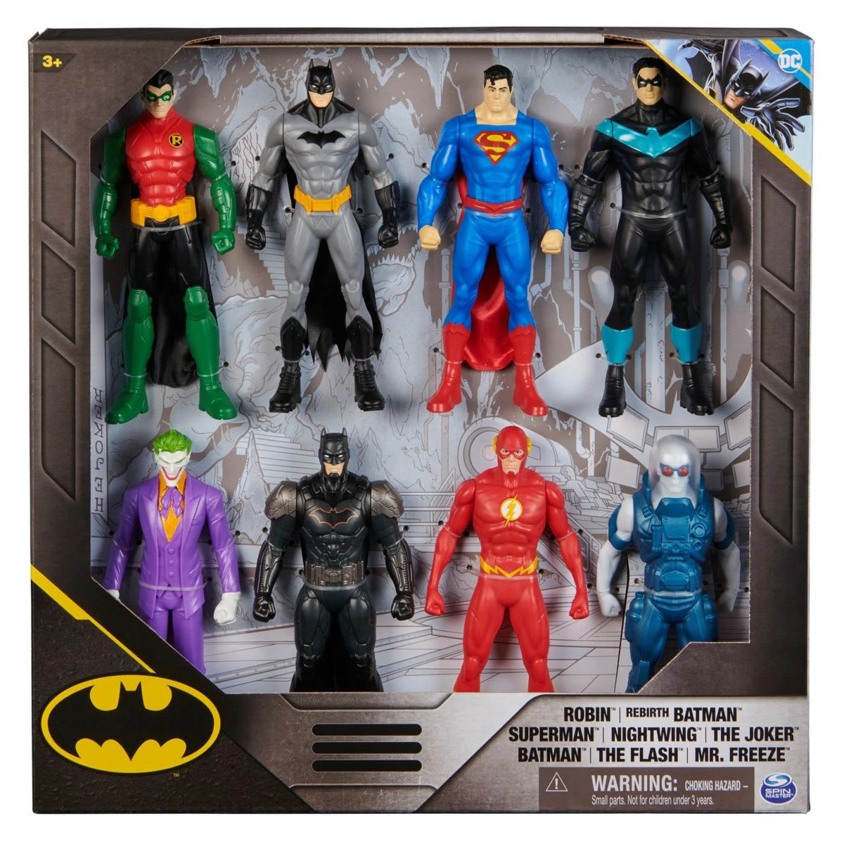 1 8 Pack 15cm DC Batman Action Figures, 1 of 10