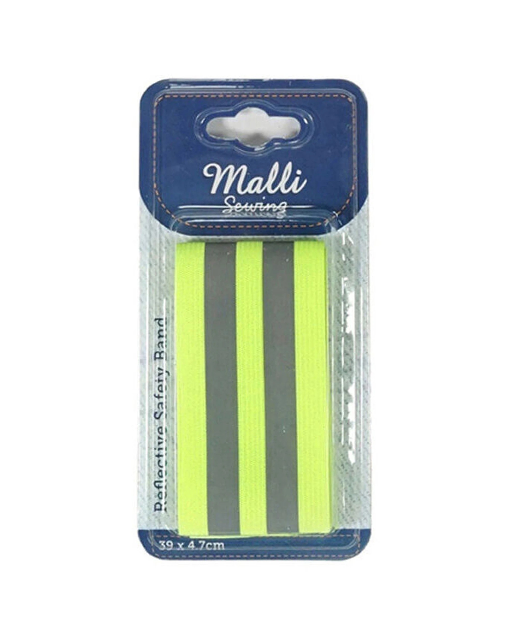 2 MALLI Adjustable Reflective Arm Band Strap 6 Pack For Joggers And Cyclists - Yellow, 2 of 3