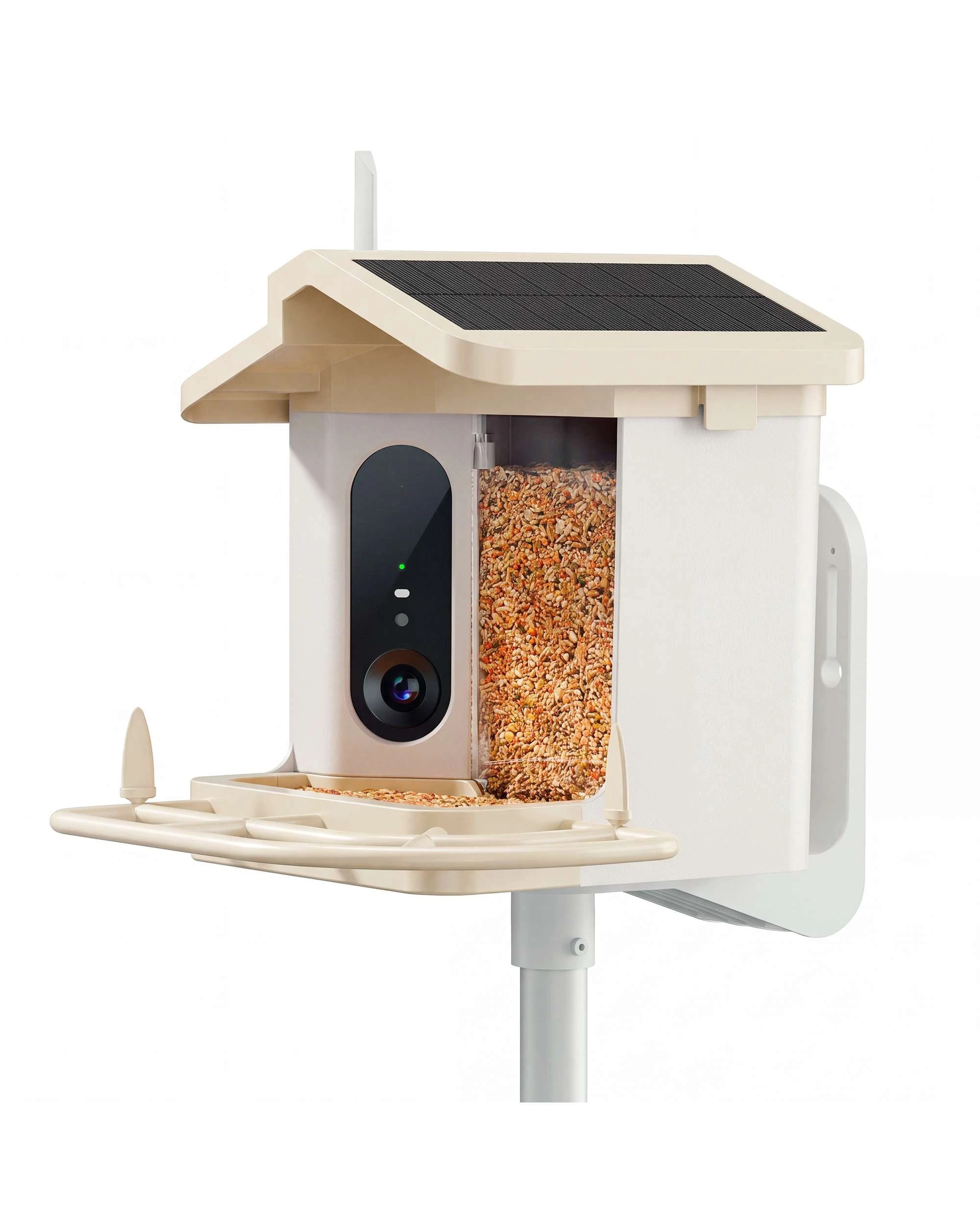 6 Advwin Smart Bird Feeder with Camera Solar Powered 4K HD Live Video, 6 of 10
