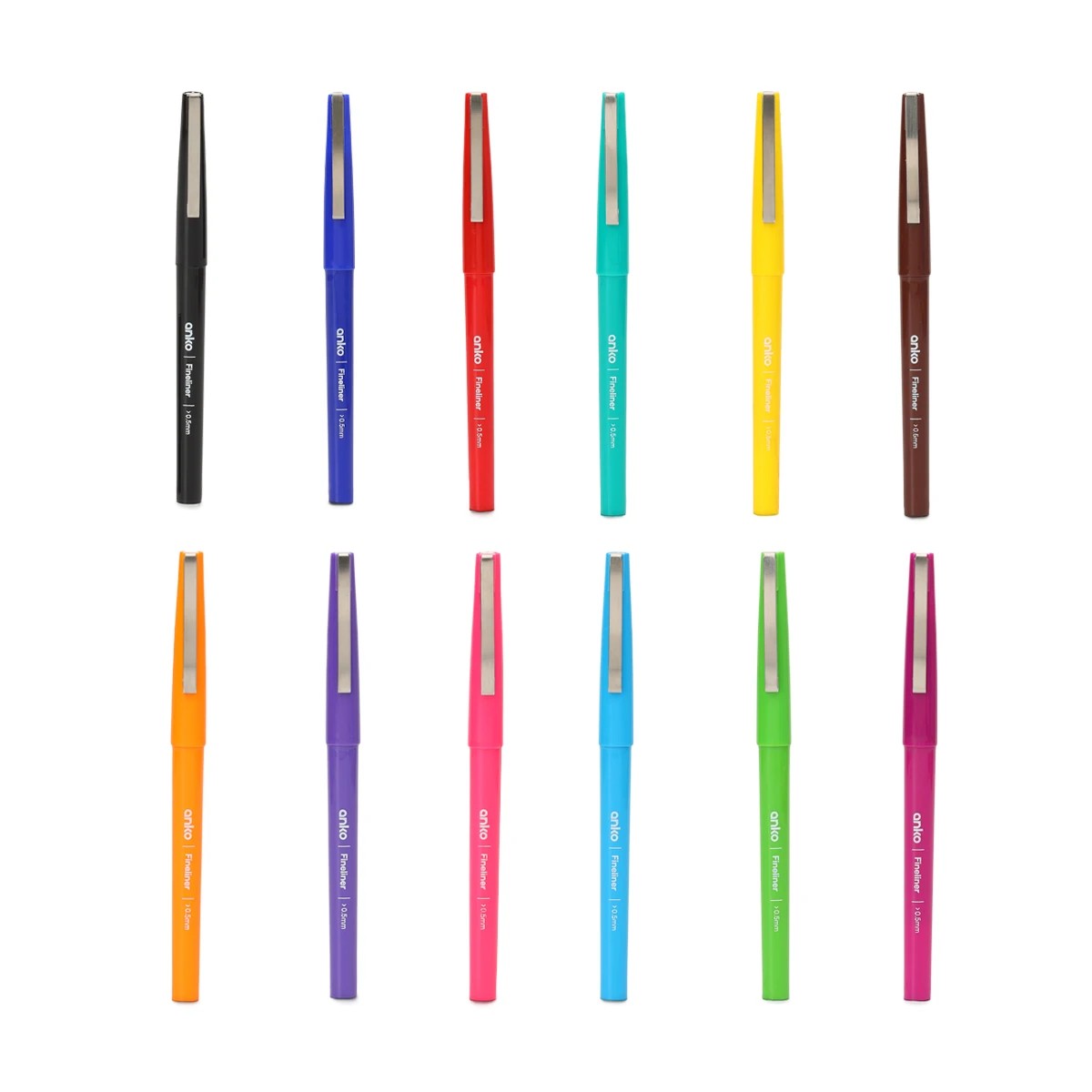 2 12 Pack Fineliner Pens - Brights, 2 of 5