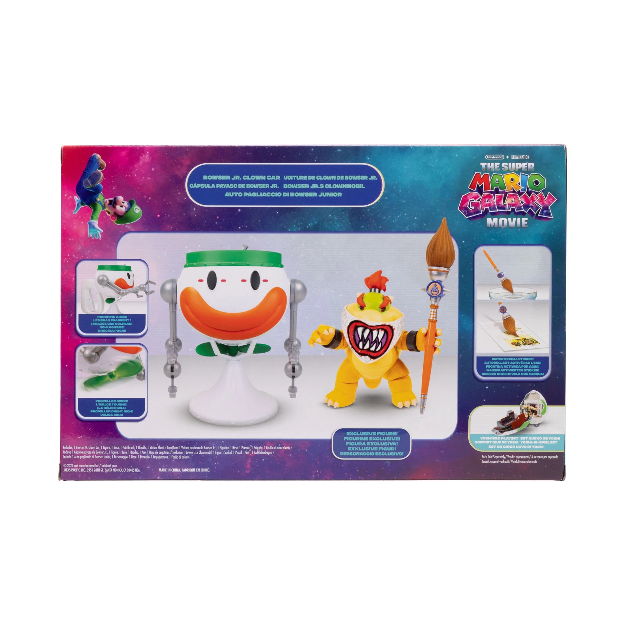 5 13cm Nintendo x Illumination The Super Mario Galaxy Movie Bowser Jr. with Clown Car, 5 of 5