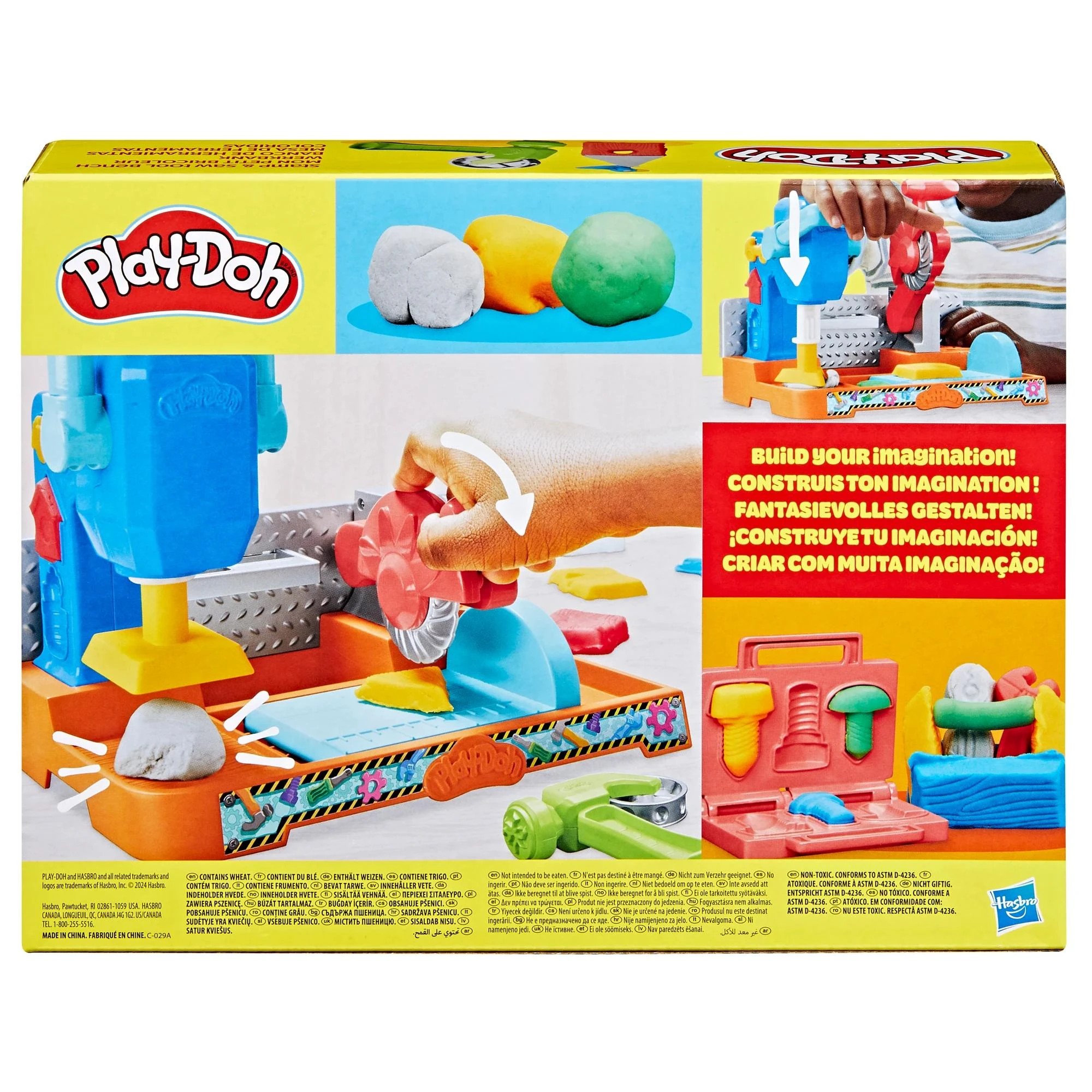 2 Play-Doh Stamp N Saw Tool Bench - Multi, 2 of 3