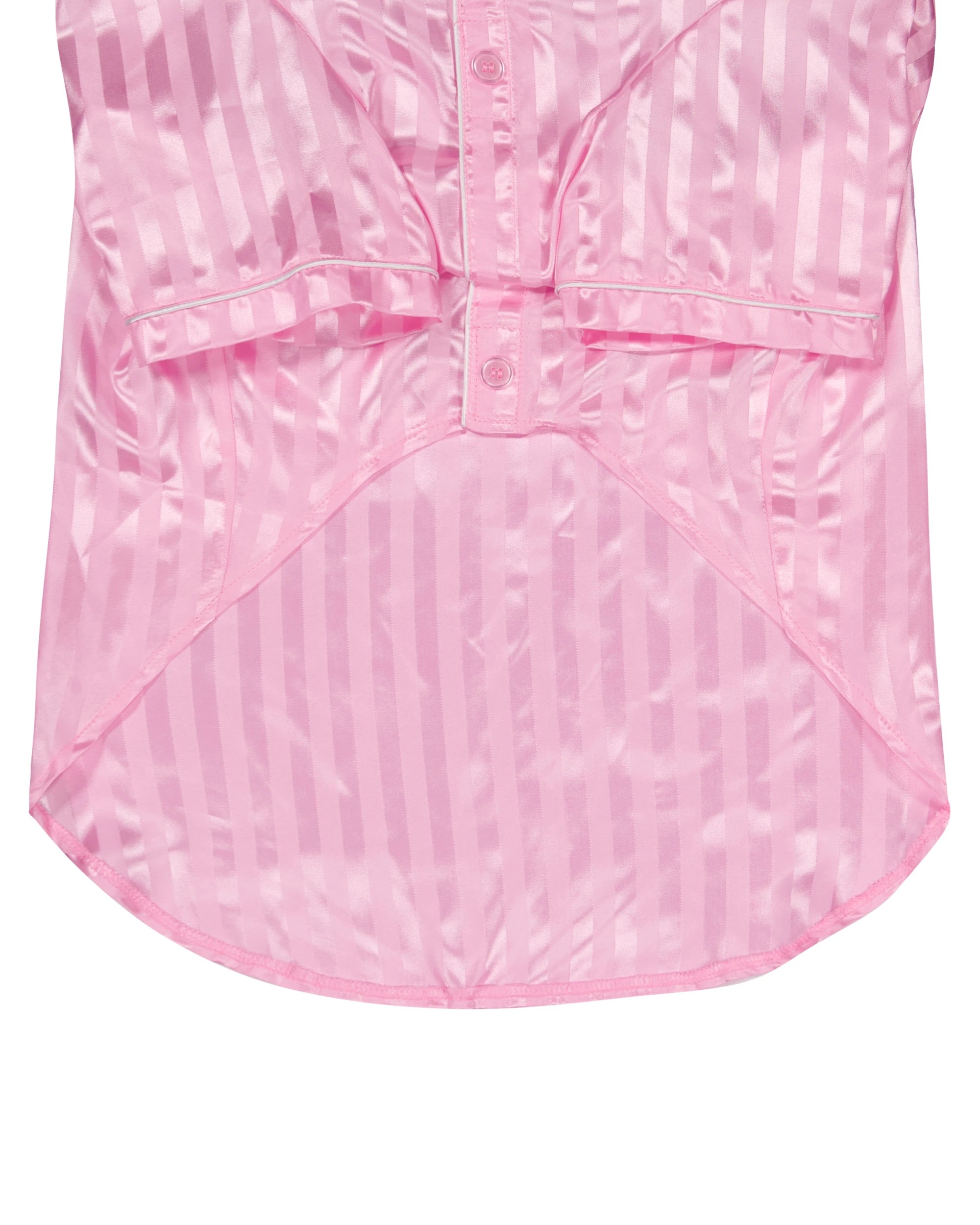 4 Pet Satin Stripe Pyjamas - Extra Extra Large, Pink, 4 of 9