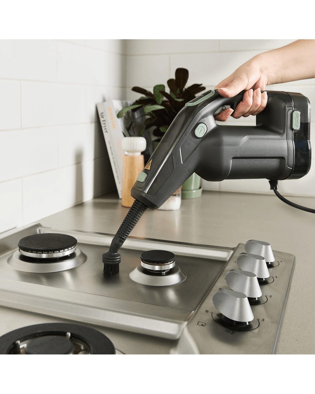 9 2-in-1 Floor & Hand Steamer - Grey and Black, 9 of 10