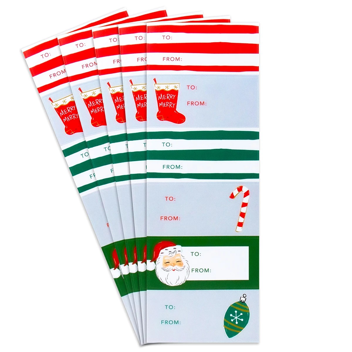2 30 Pack Hallmark Christmas Sticker Labels - Merry, 2 of 2