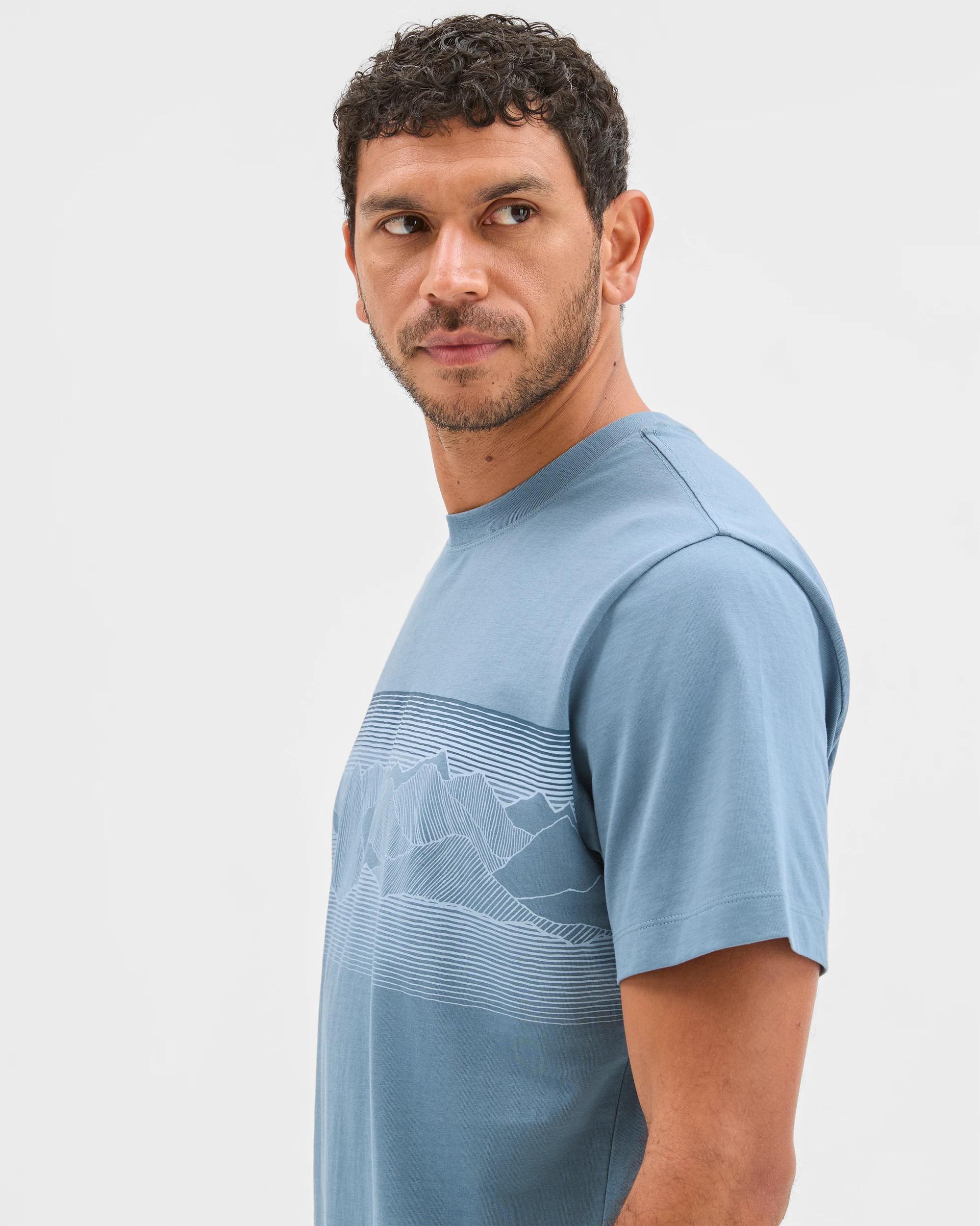 5 Target Man Australian Cotton Print T-Shirt BLUESTONE MOUNTAINS, 5 of 5