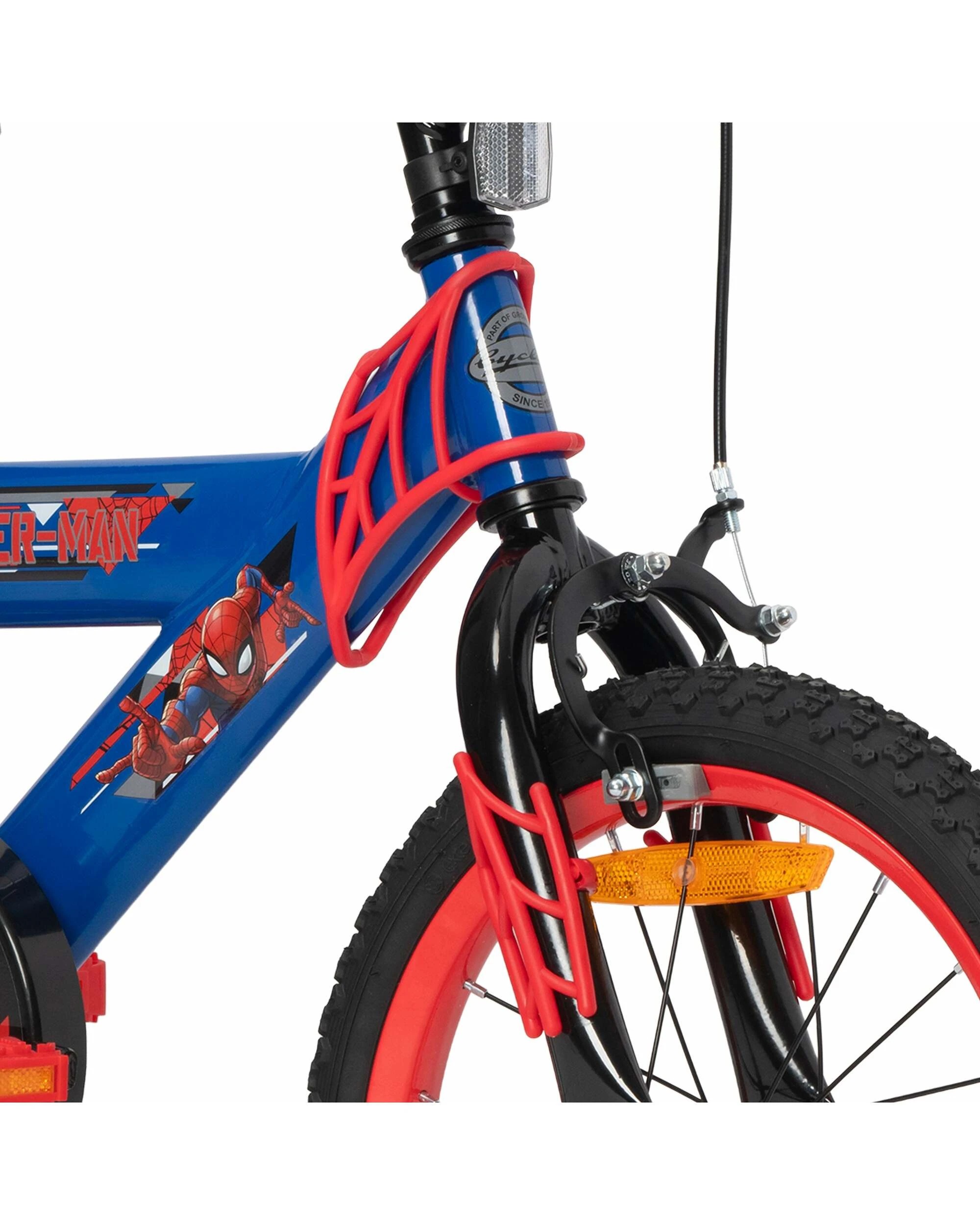 5 Marvel Spider-Man 40cm 3D Kids Bike - Blue, 5 of 6