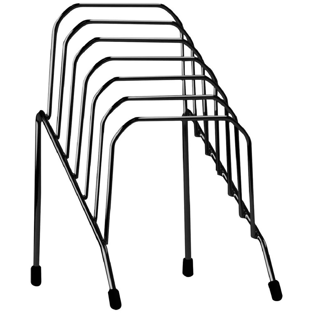 1 Wire Desktop Organiser 6 Slots Chrome, 1 of 2