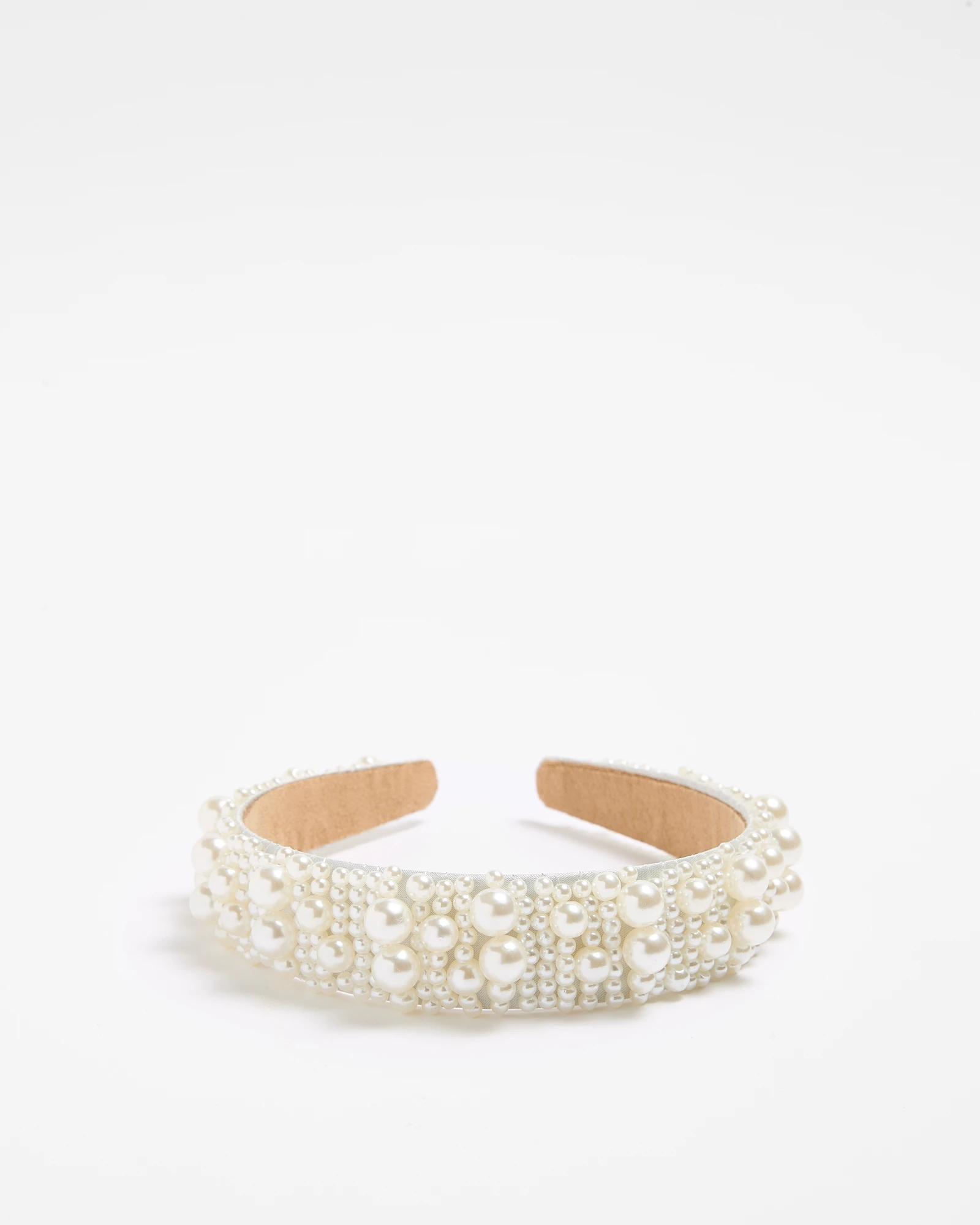 2 Target Faux Pearl Bead Headband PEARL, 2 of 3