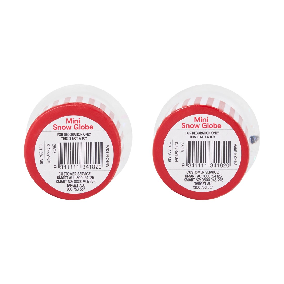 4 Mini Snow Globe - Assorted, 4 of 4