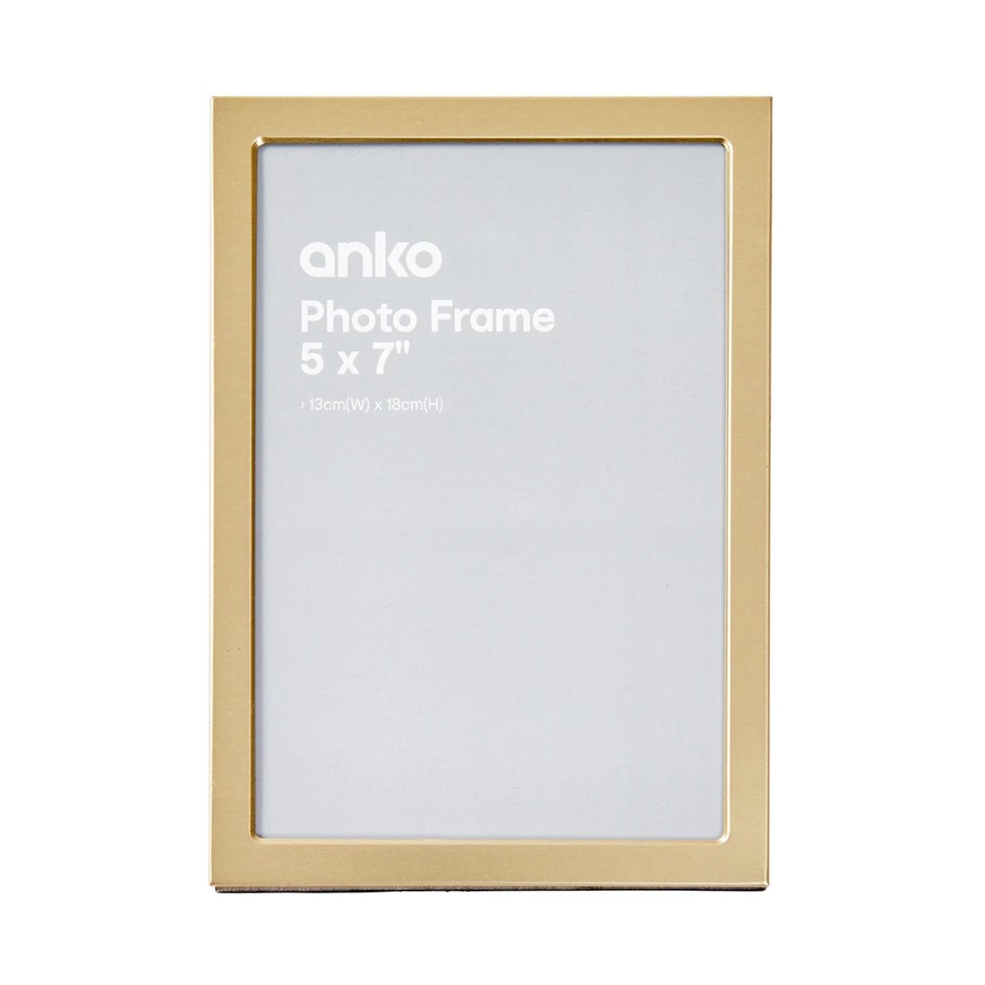 1 Photo Frame 5in. x 7in. - Matte Gold Look, 1 of 2