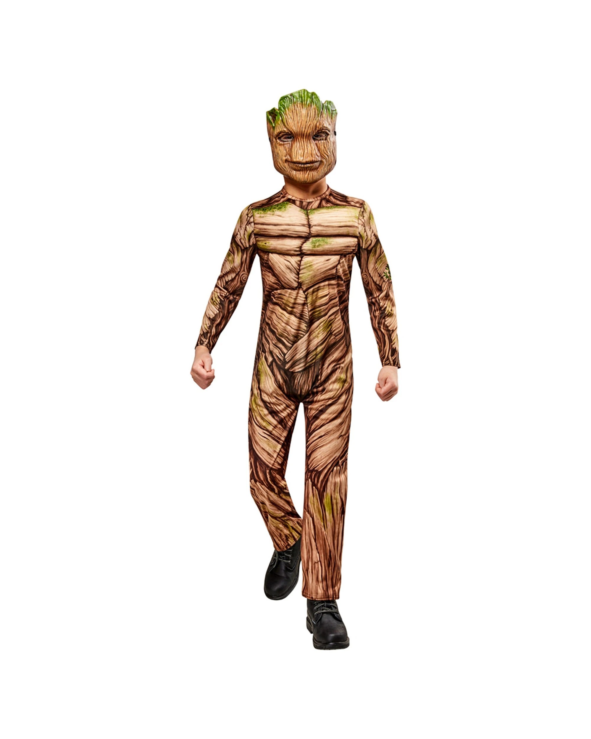 1 Marvel Groot Deluxe Gotg3 Costume Party Dress-up Size 6-8y
 - Brown, 1 of 2