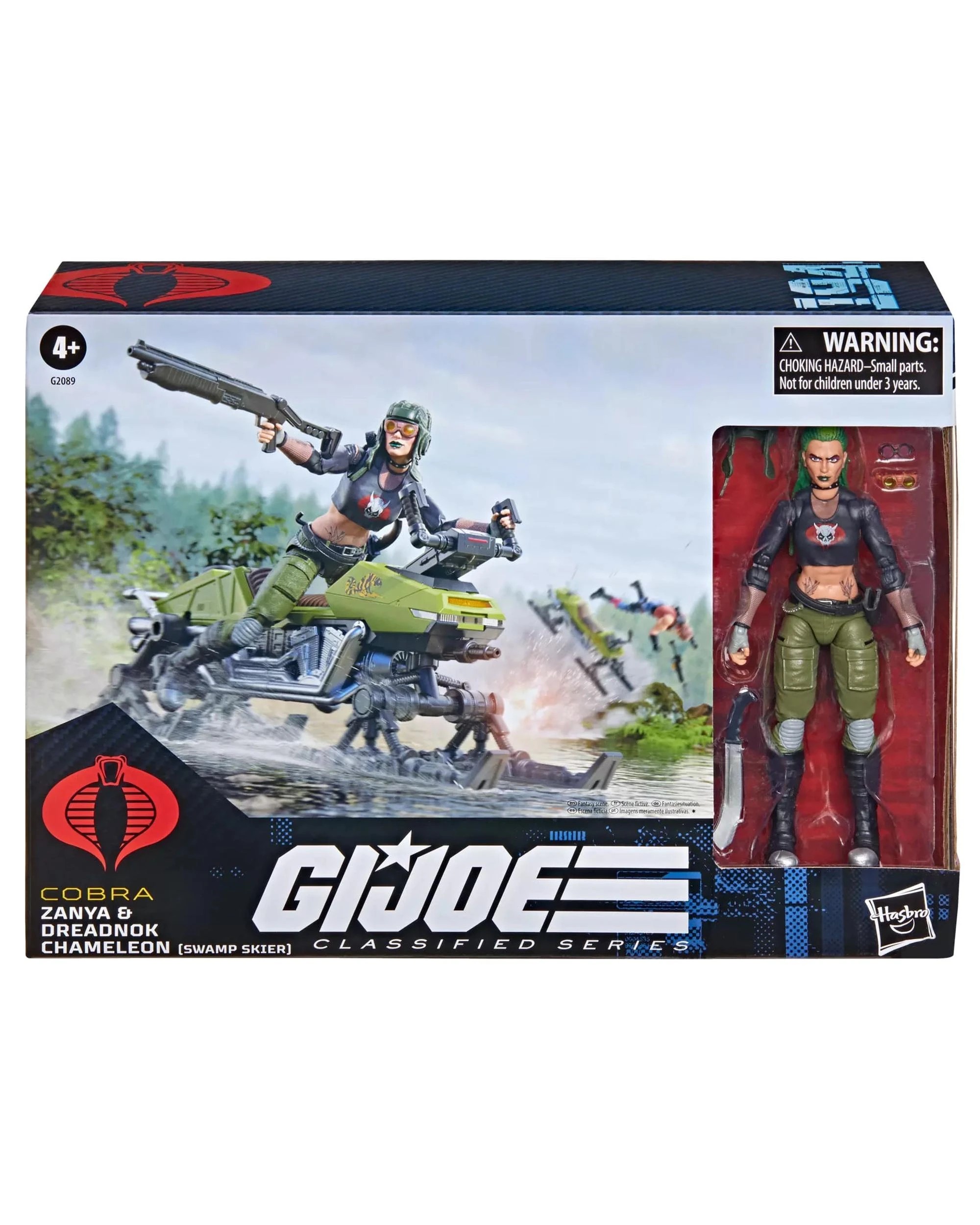 4 G.I. Joe Classified Series #194, Zanya and Dreadnok Chameleon - Swamp Skier -  Vehicle, 4 of 4