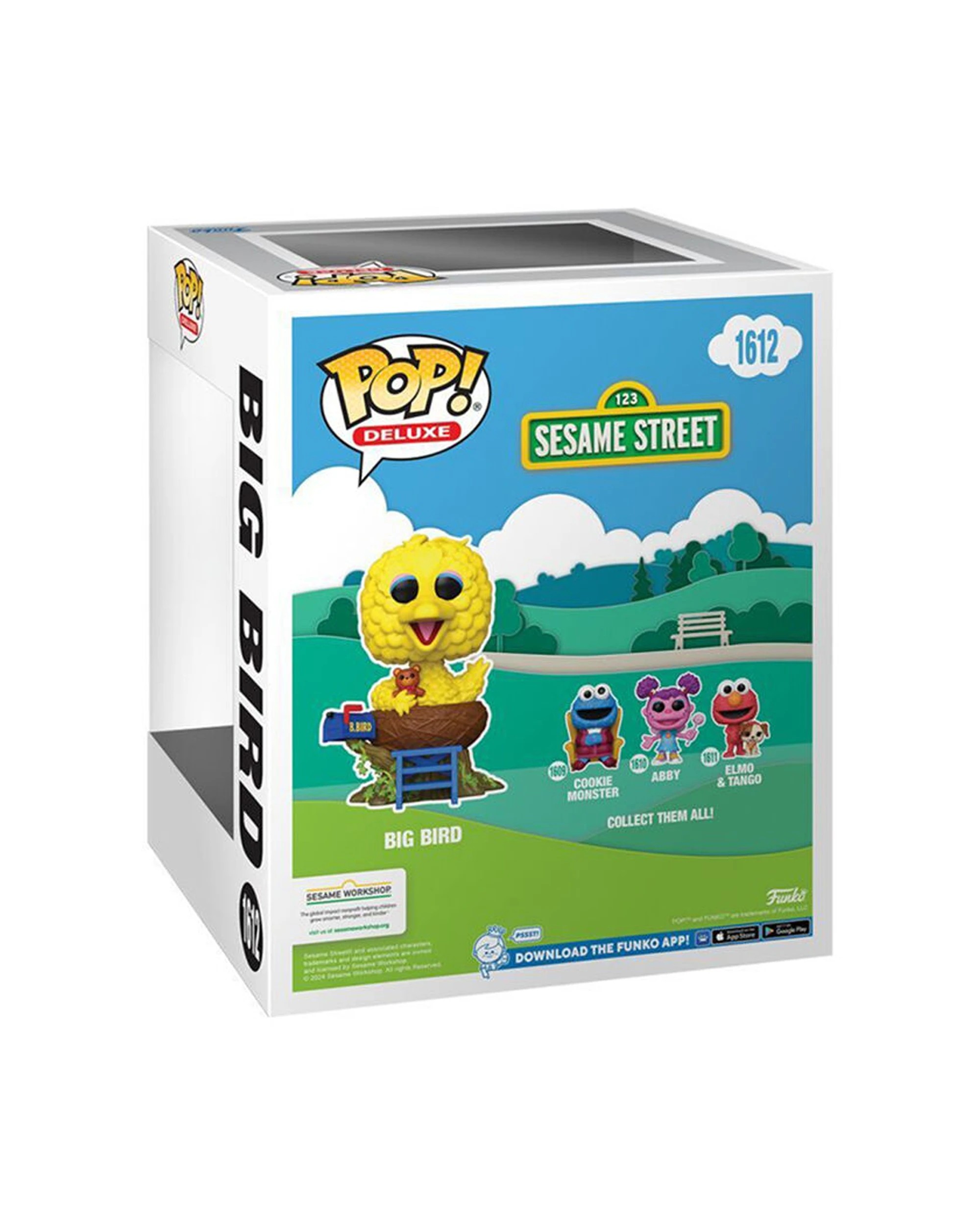 4 Sesame Street Funko Pop Big Bird Deluxe Action Figure 6.8 Inch Vinyl In Nest - Yellow, 4 of 4