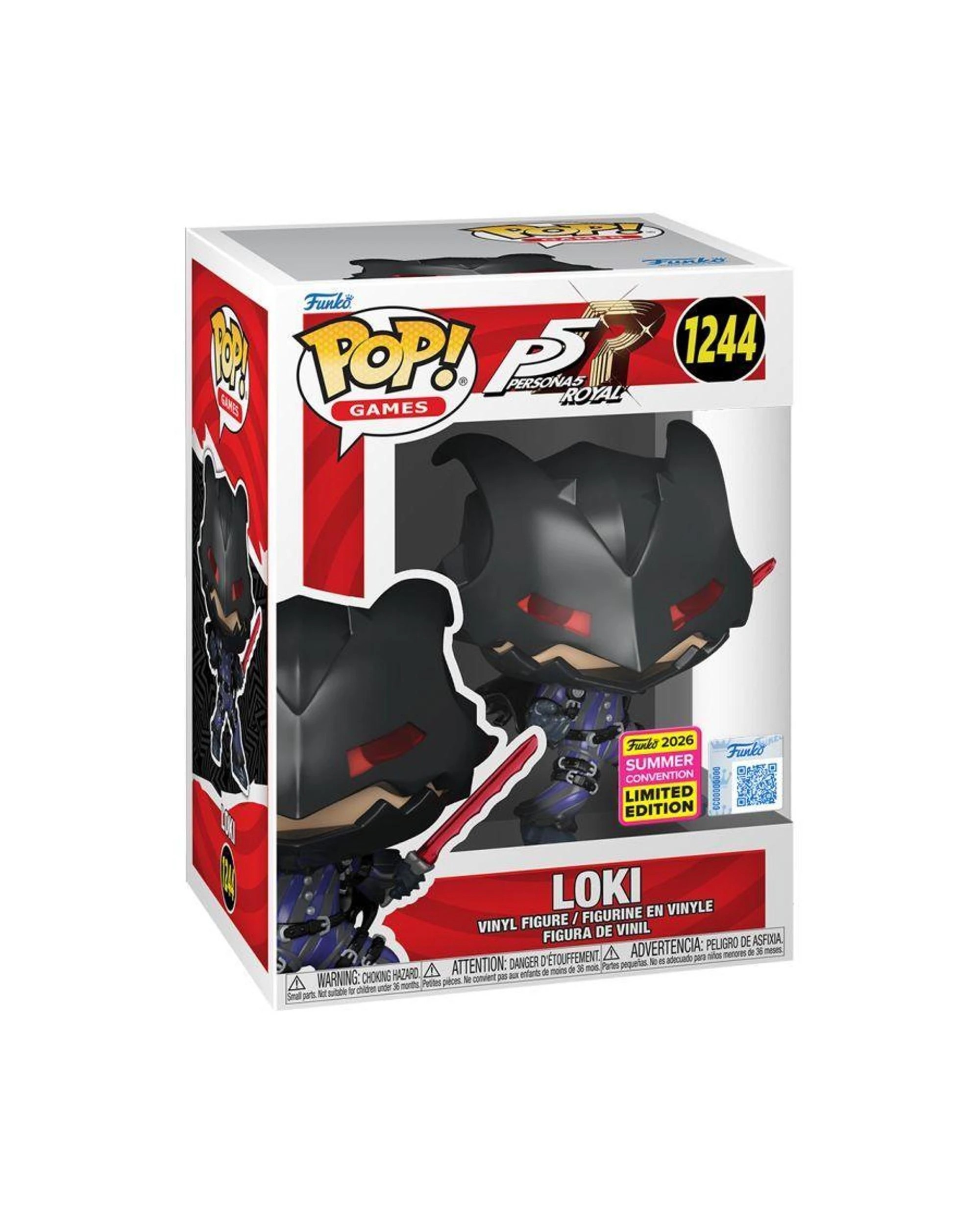 3 Persona 5 Loki - with Sword -  San Diego Comic Con 2026 Exclusive Funko POP! Vinyl, 3 of 3