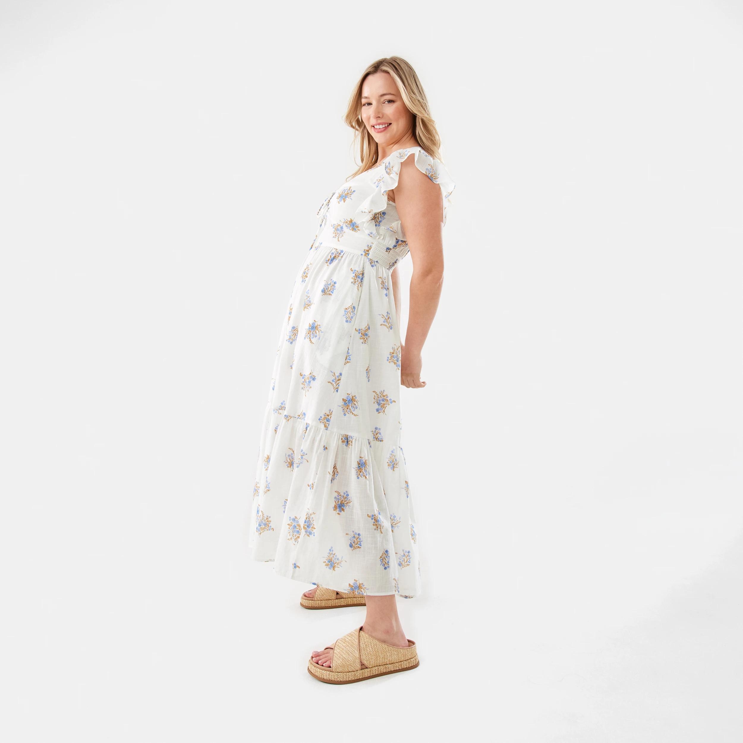 2 Sleeveless Flutter Tie Detail Midi Dress Bunches, 2 of 10