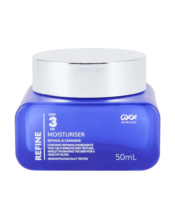 OXX Skincare Step 3 PM Refine Moisturiser 50ml - Retinol and Ceramide
