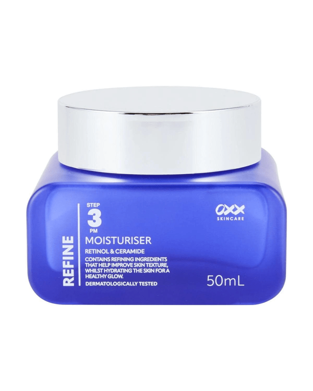 OXX Skincare Step 3 PM Refine Moisturiser 50ml - Retinol and Cera