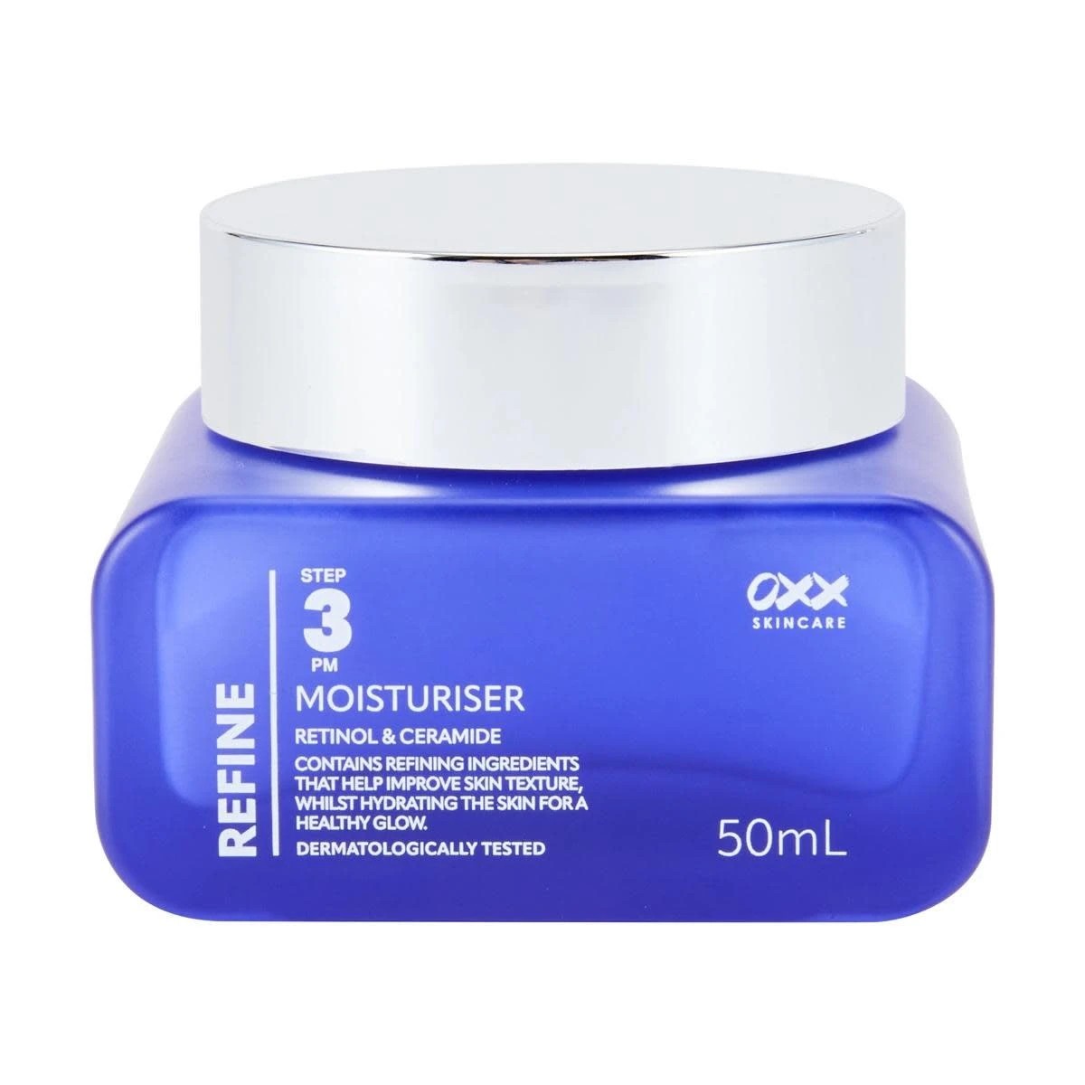 1 OXX Skincare Step 3 PM Refine Moisturiser 50ml - Retinol and Ceramide, 1 of 3
